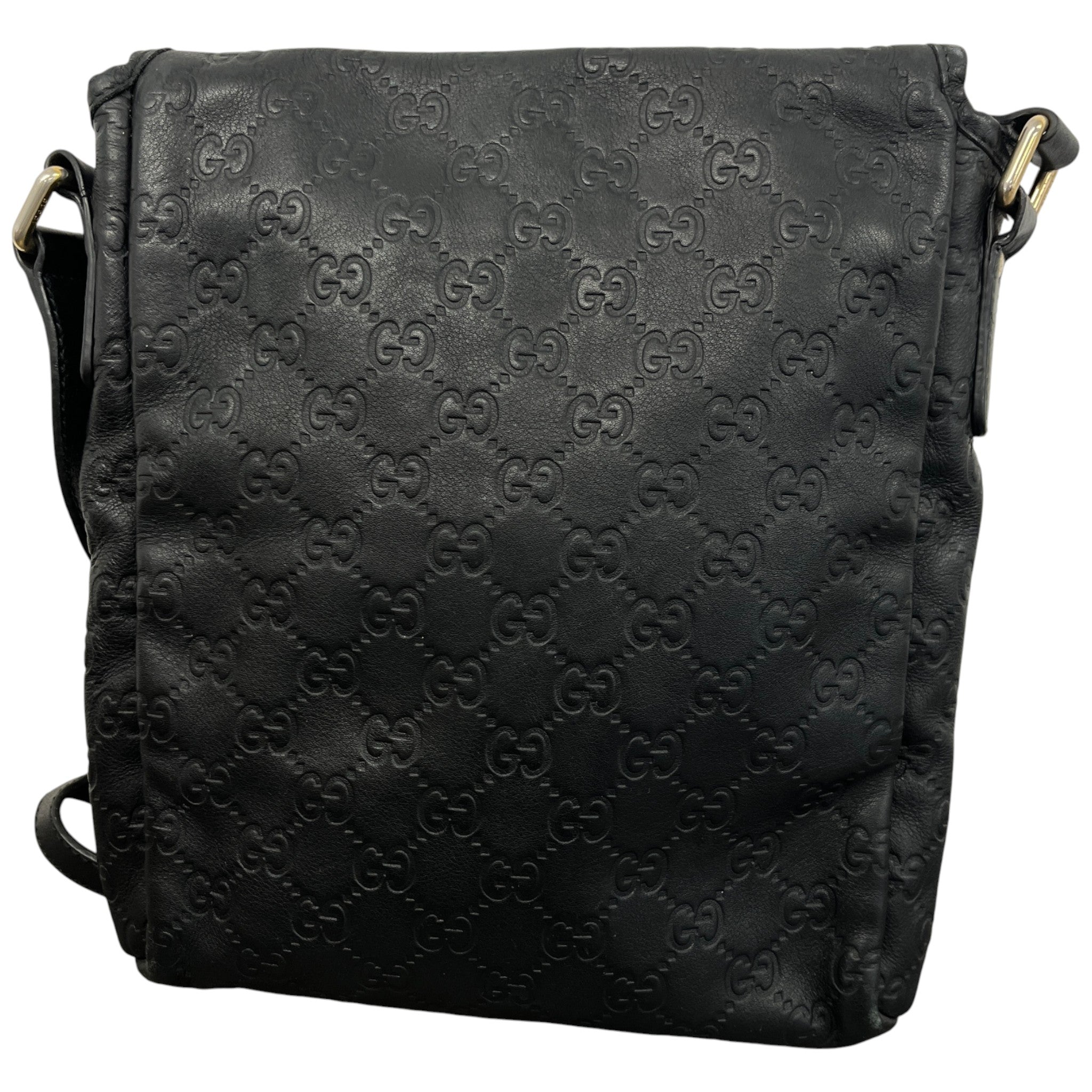 Men's Guccissima Messenger Bag Black