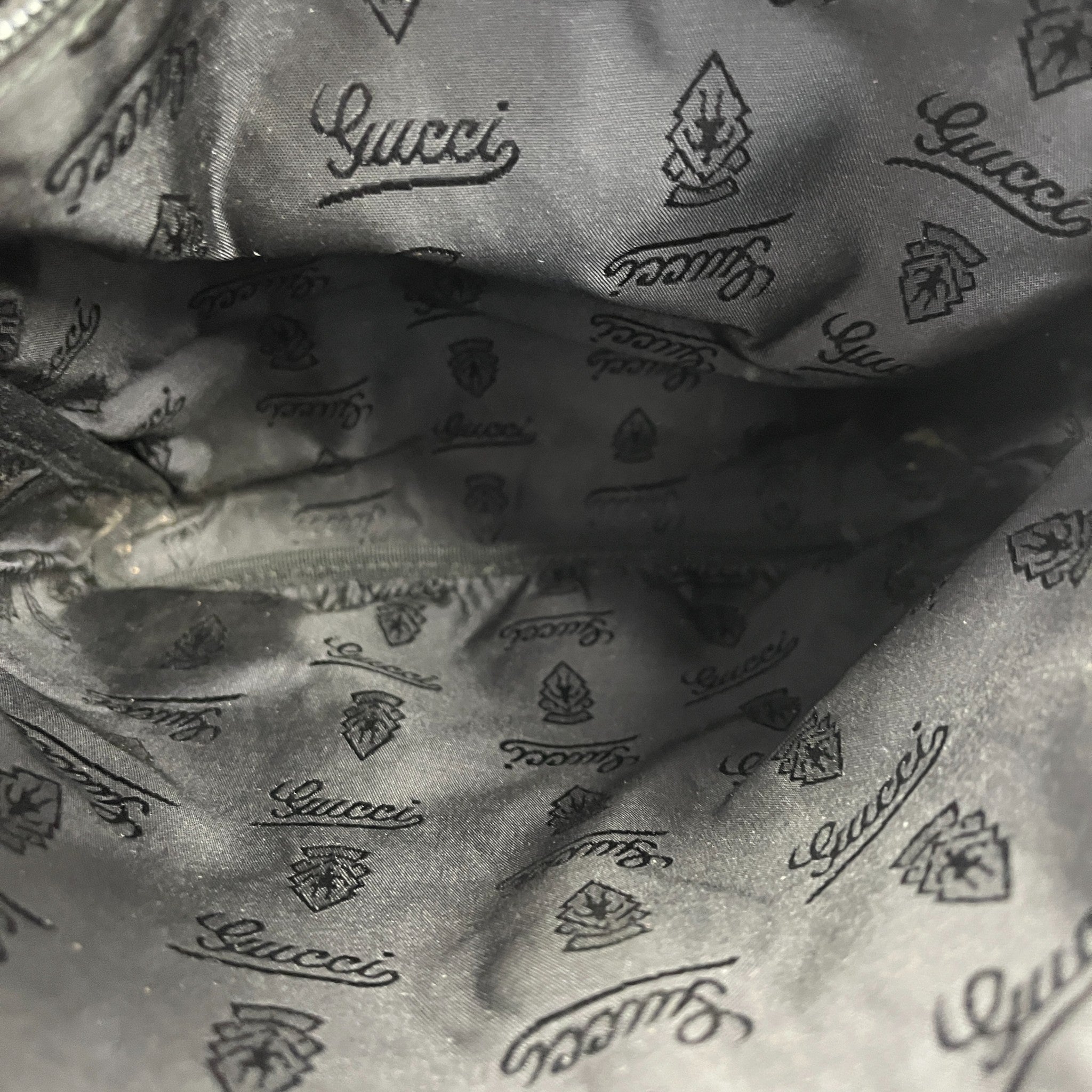 Men's Guccissima Messenger Bag Black