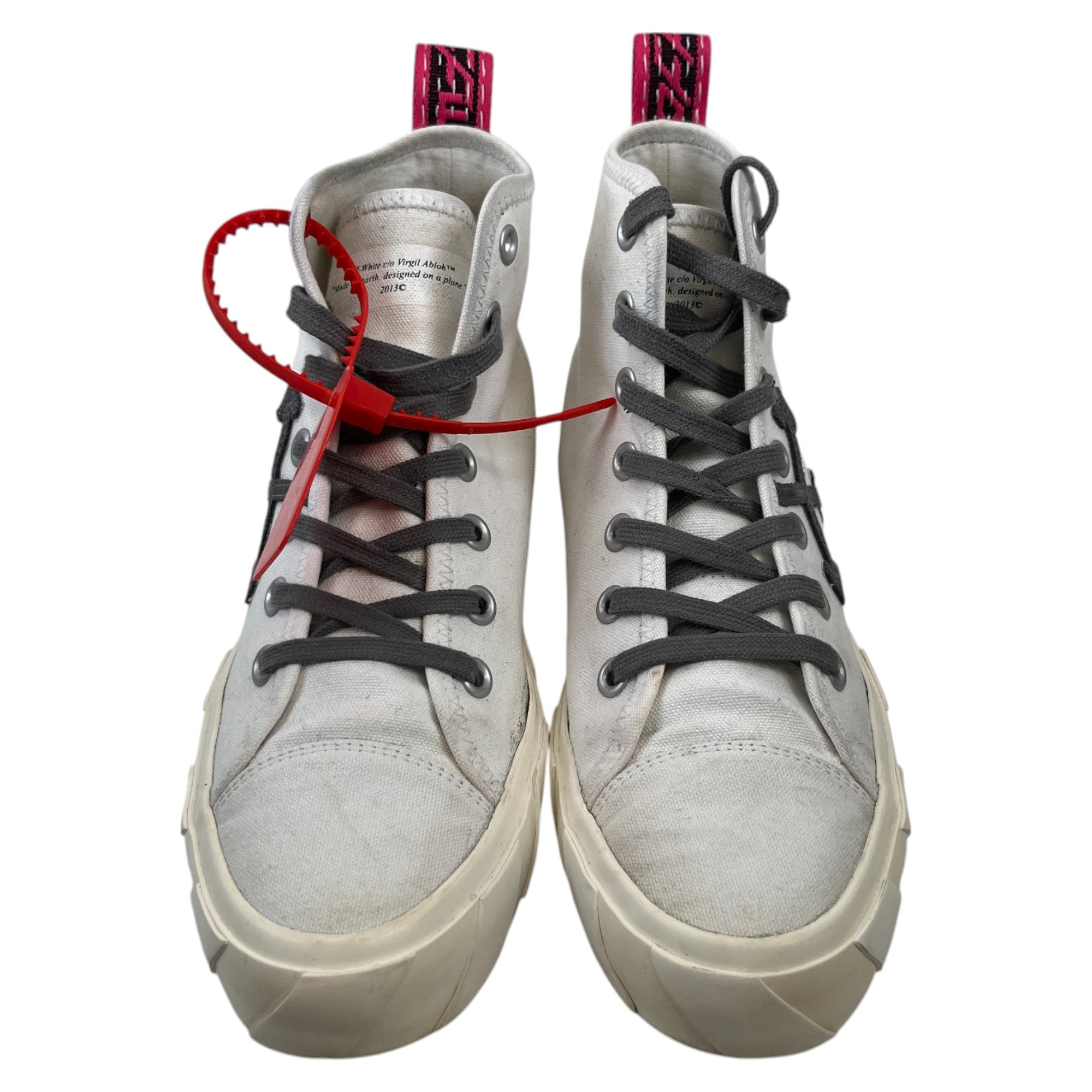 Men's Vulcanized High Trainers White Size EU 40 / UK 6