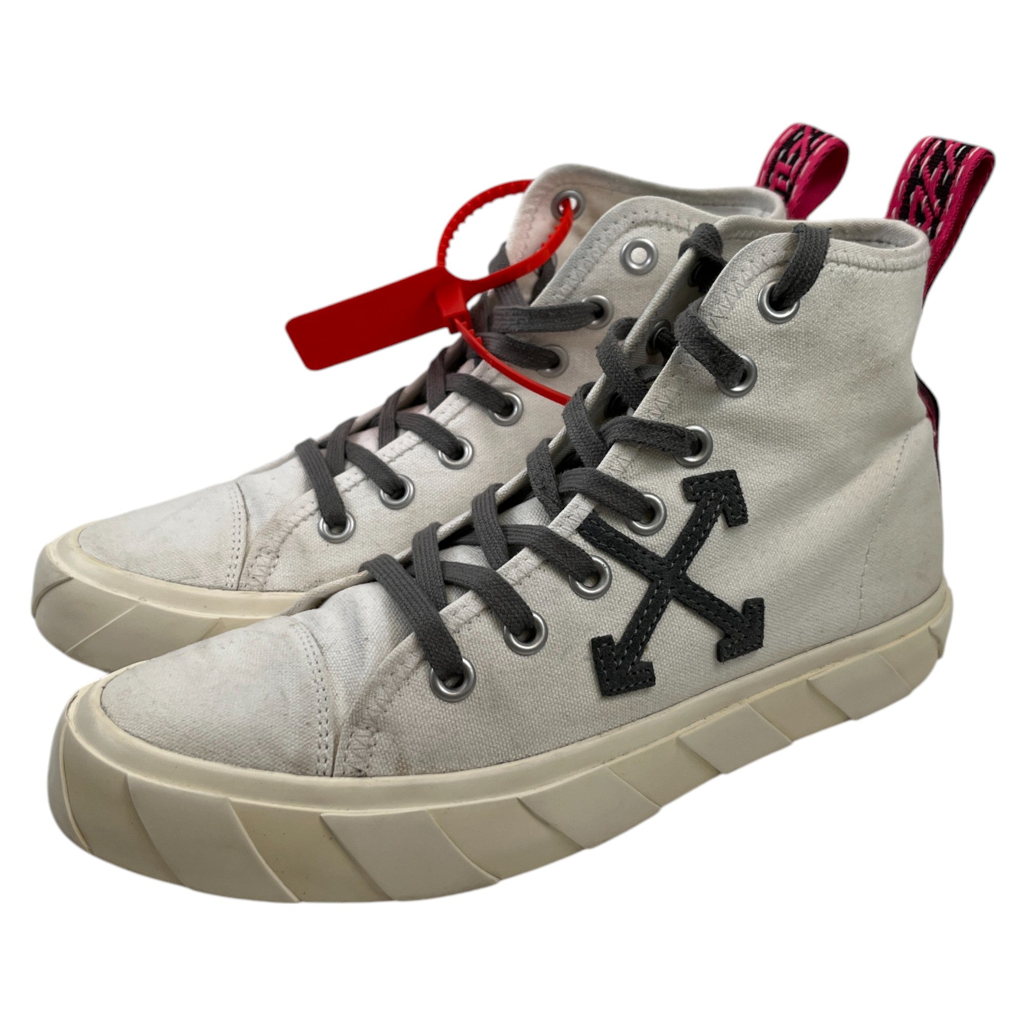 Men's Vulcanized High Trainers White Size EU 40 / UK 6