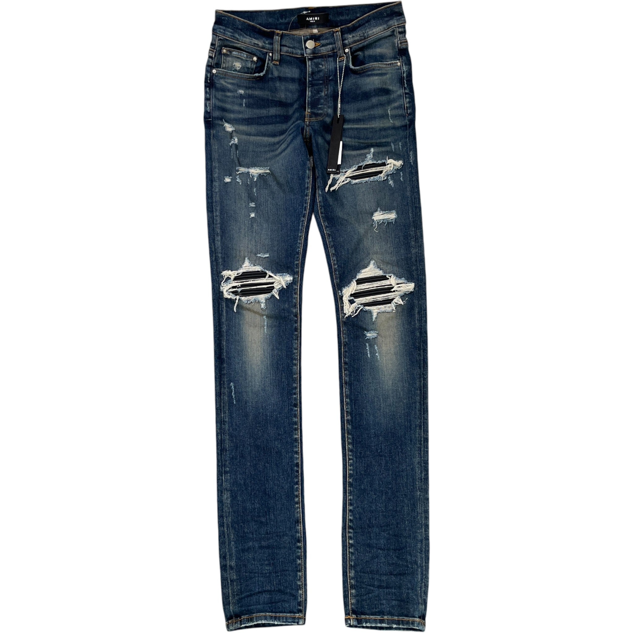 Men's Mx1 Distressed Jeans Blue Size Waist 31"