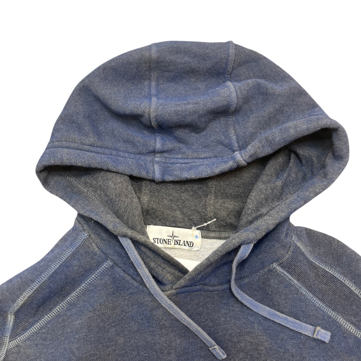 Men's Dust Applique Logo Hoodie Blue Size S