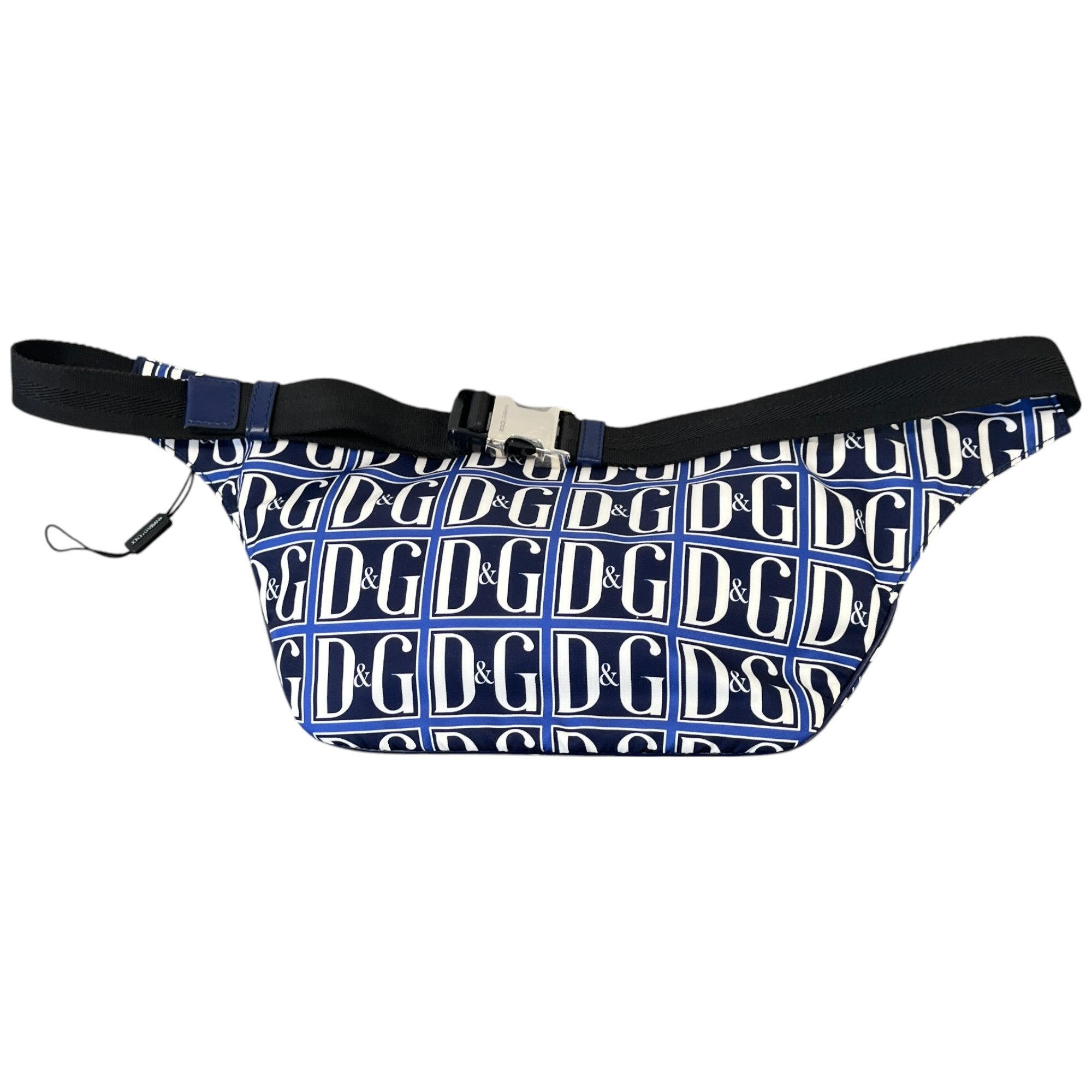 Men's Dg Monogram Belt Bag Blue