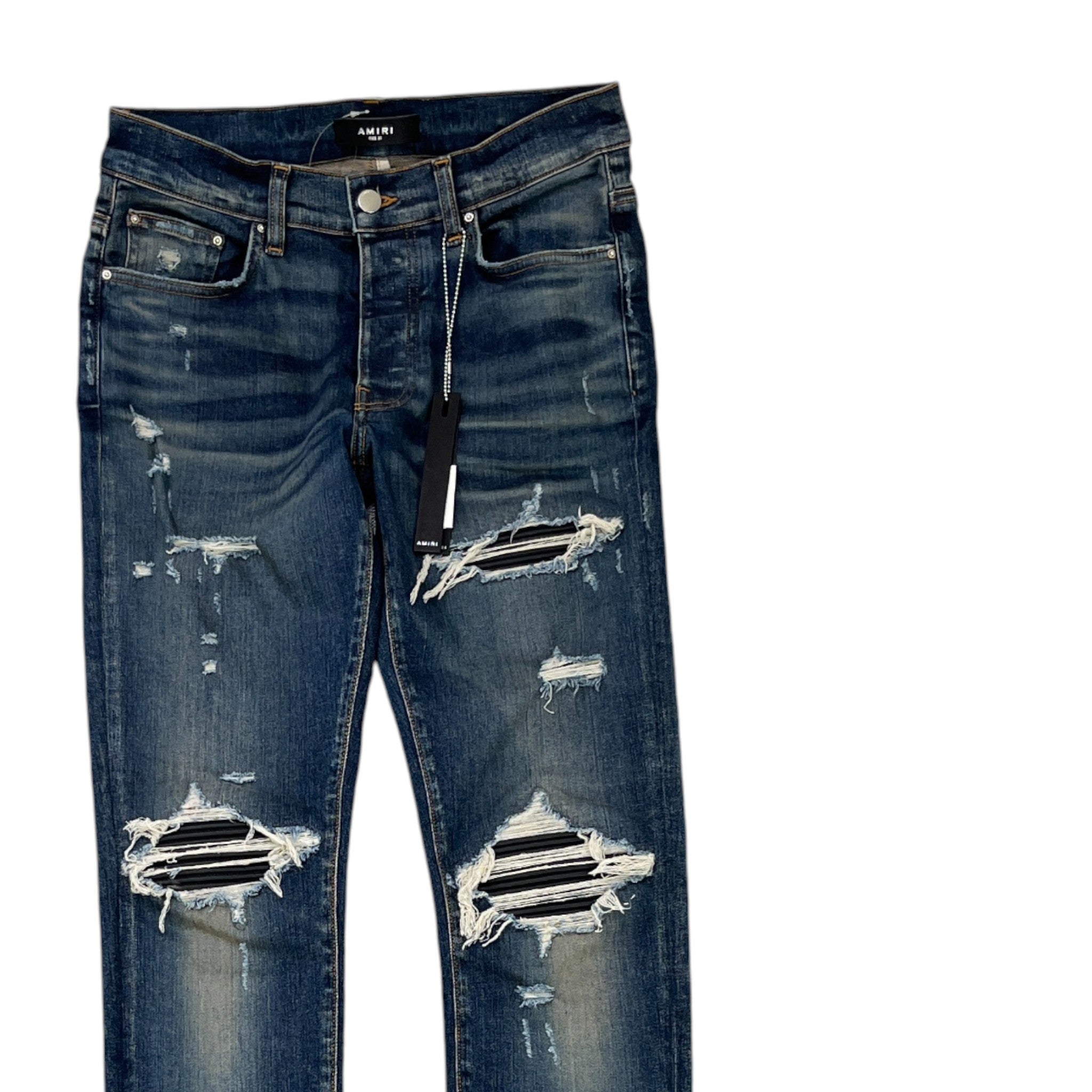 Men's Mx1 Distressed Jeans Blue Size Waist 31"