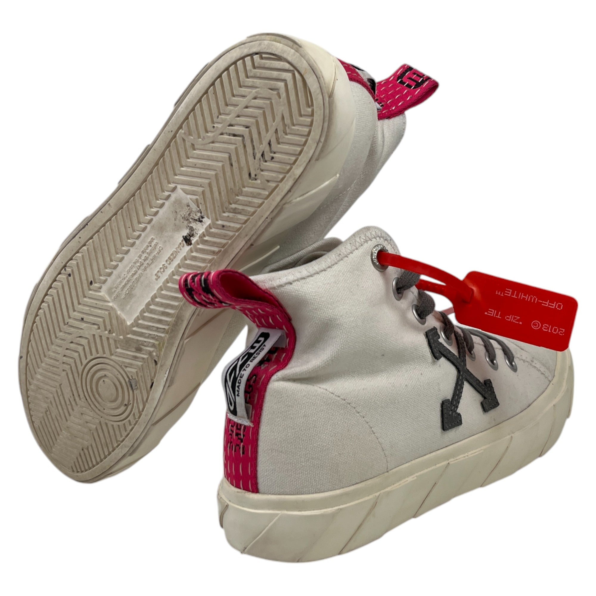 Men's Vulcanized High Trainers White Size EU 40 / UK 6