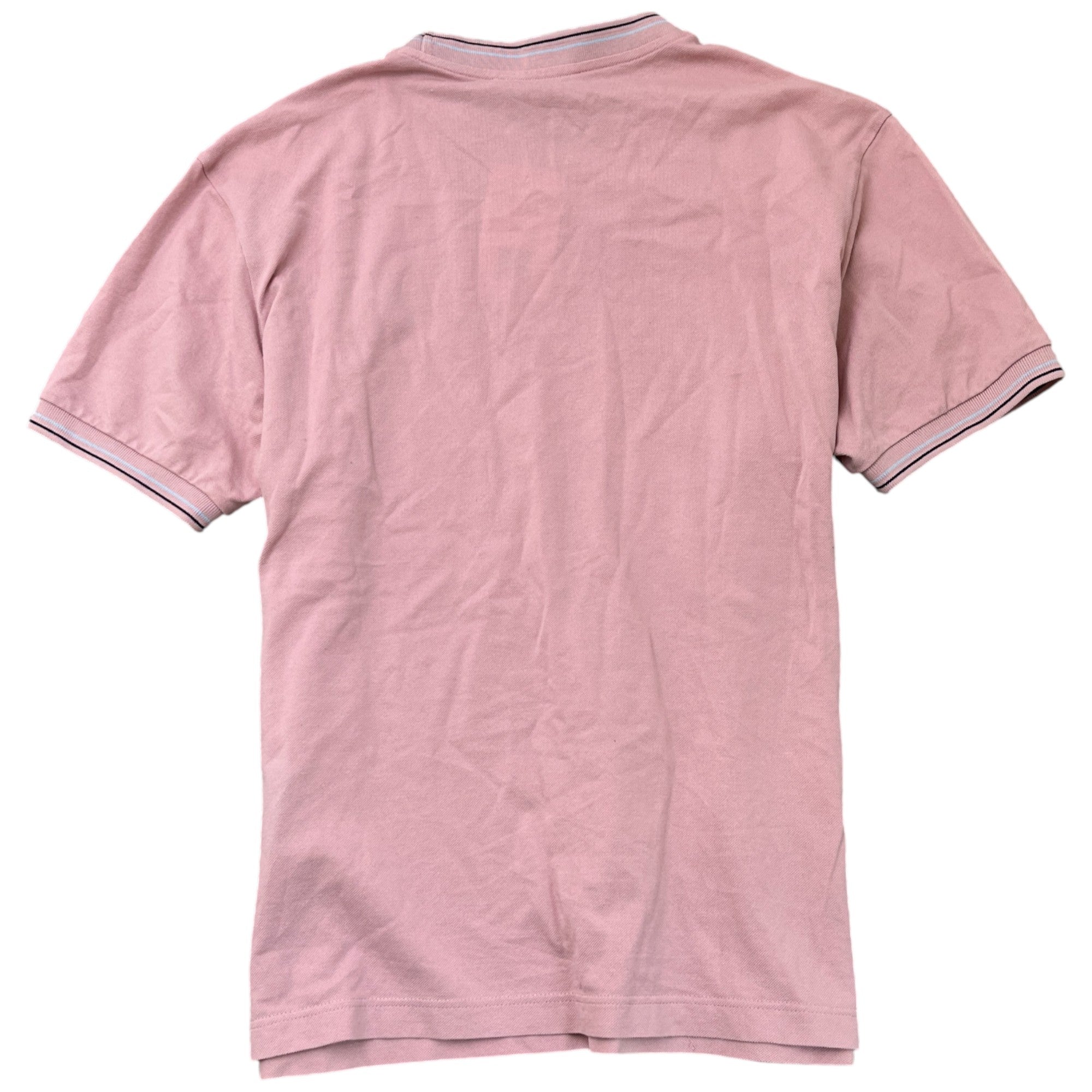 Men's Embroidered Logo T-Shirt Pink Size M
