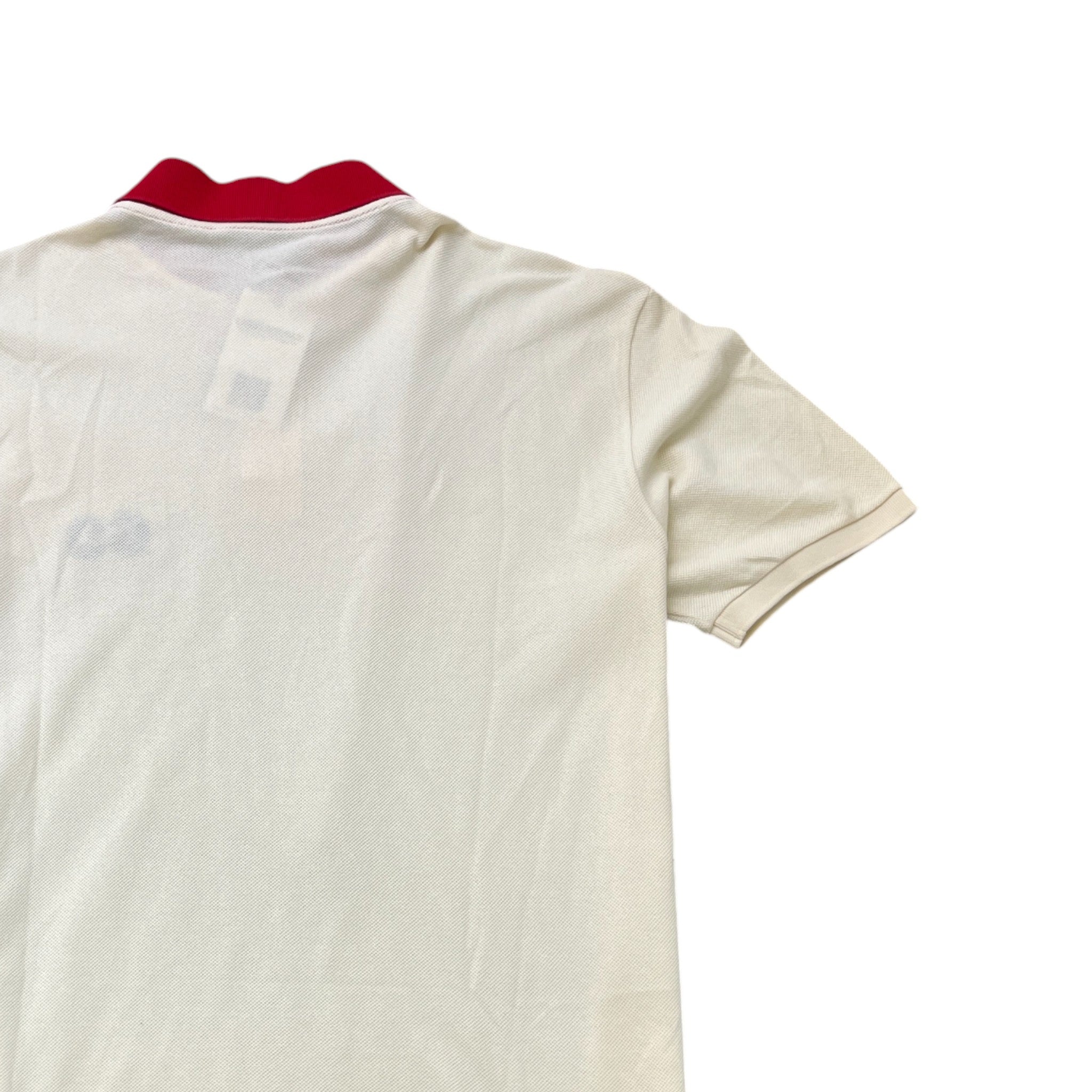 Men's Gg Embroidery Polo Shirt Cream Size L