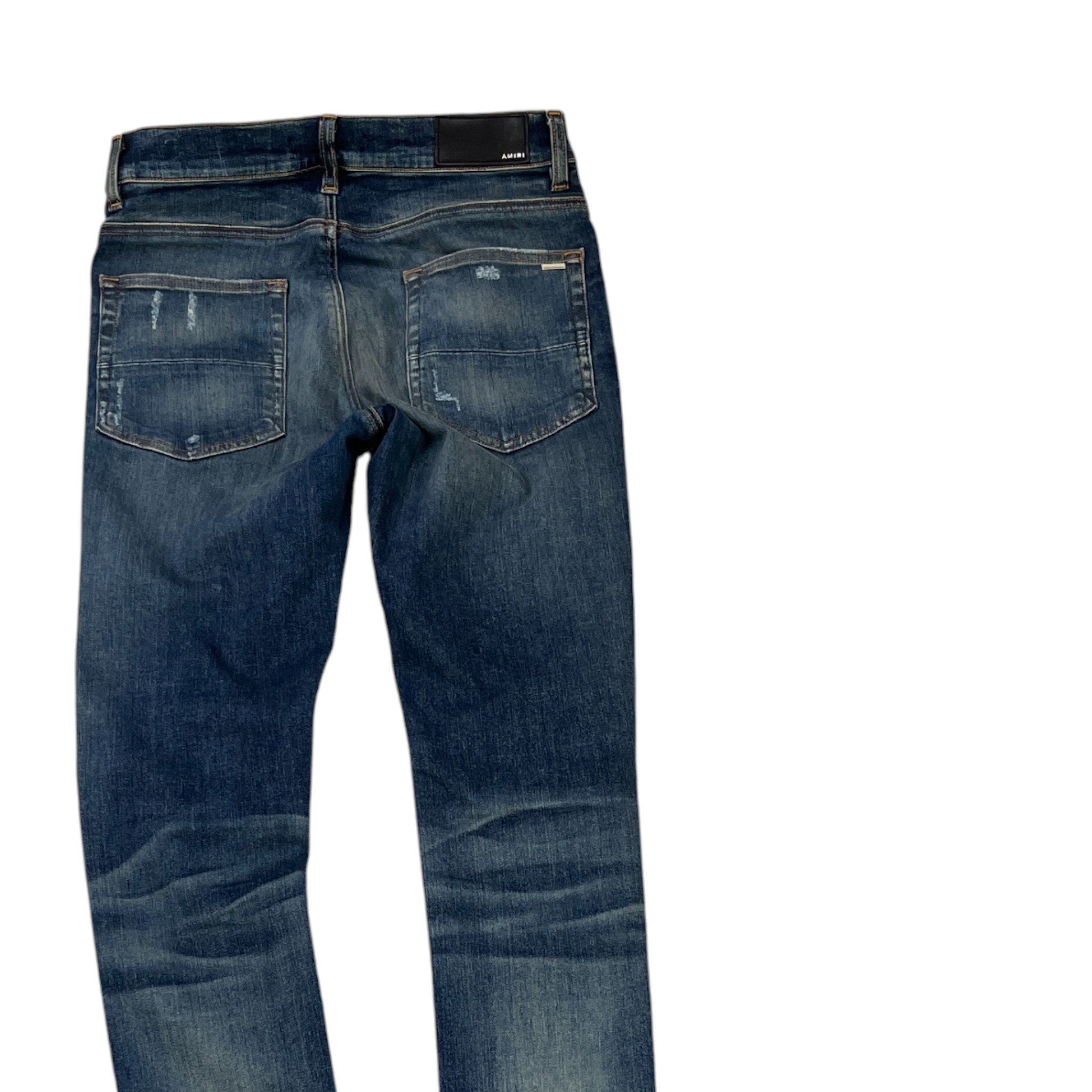 Men's Mx1 Distressed Jeans Blue Size Waist 31"