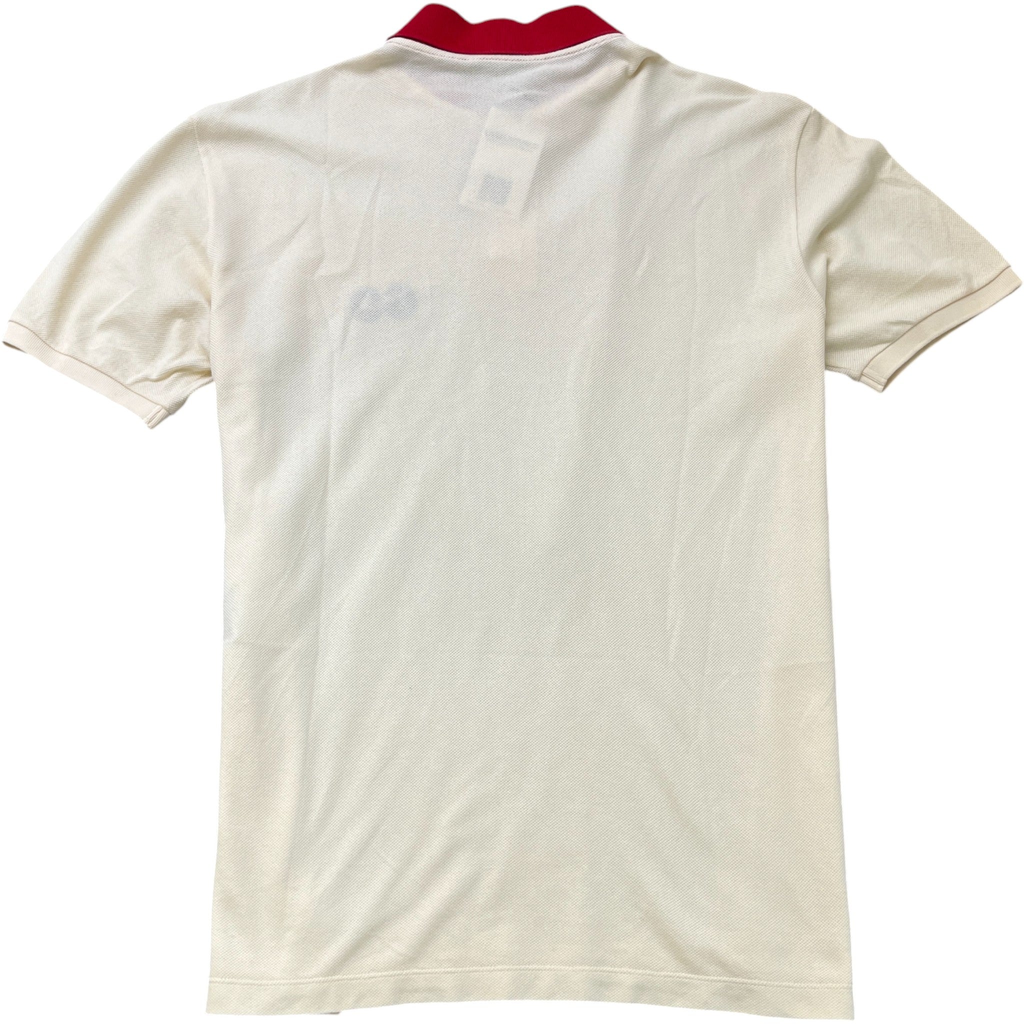 Men's Gg Embroidery Polo Shirt Cream Size L