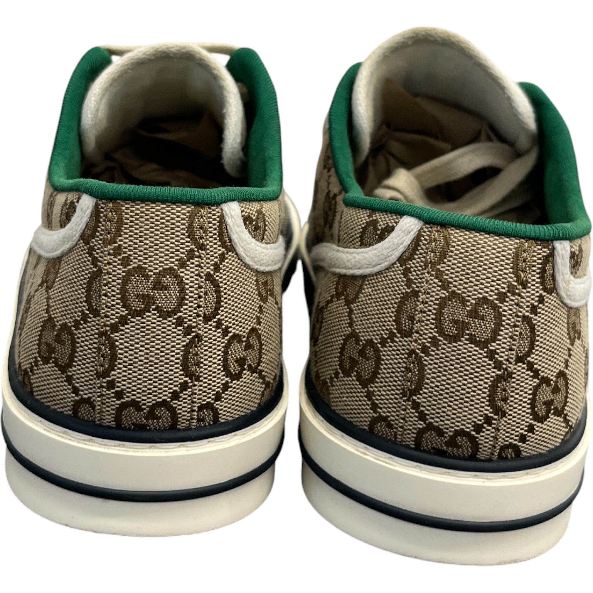 Men's Gucci Tennis 1977 Low Trainers Beige Size EU 44 / UK 10