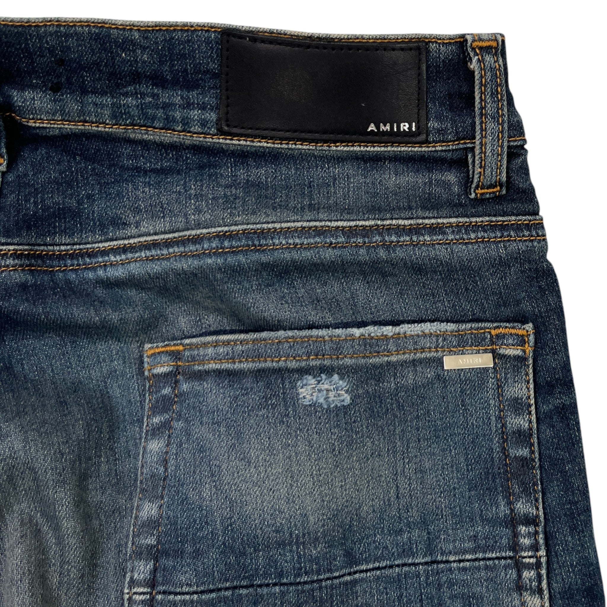 Men's Mx1 Distressed Jeans Blue Size Waist 31"