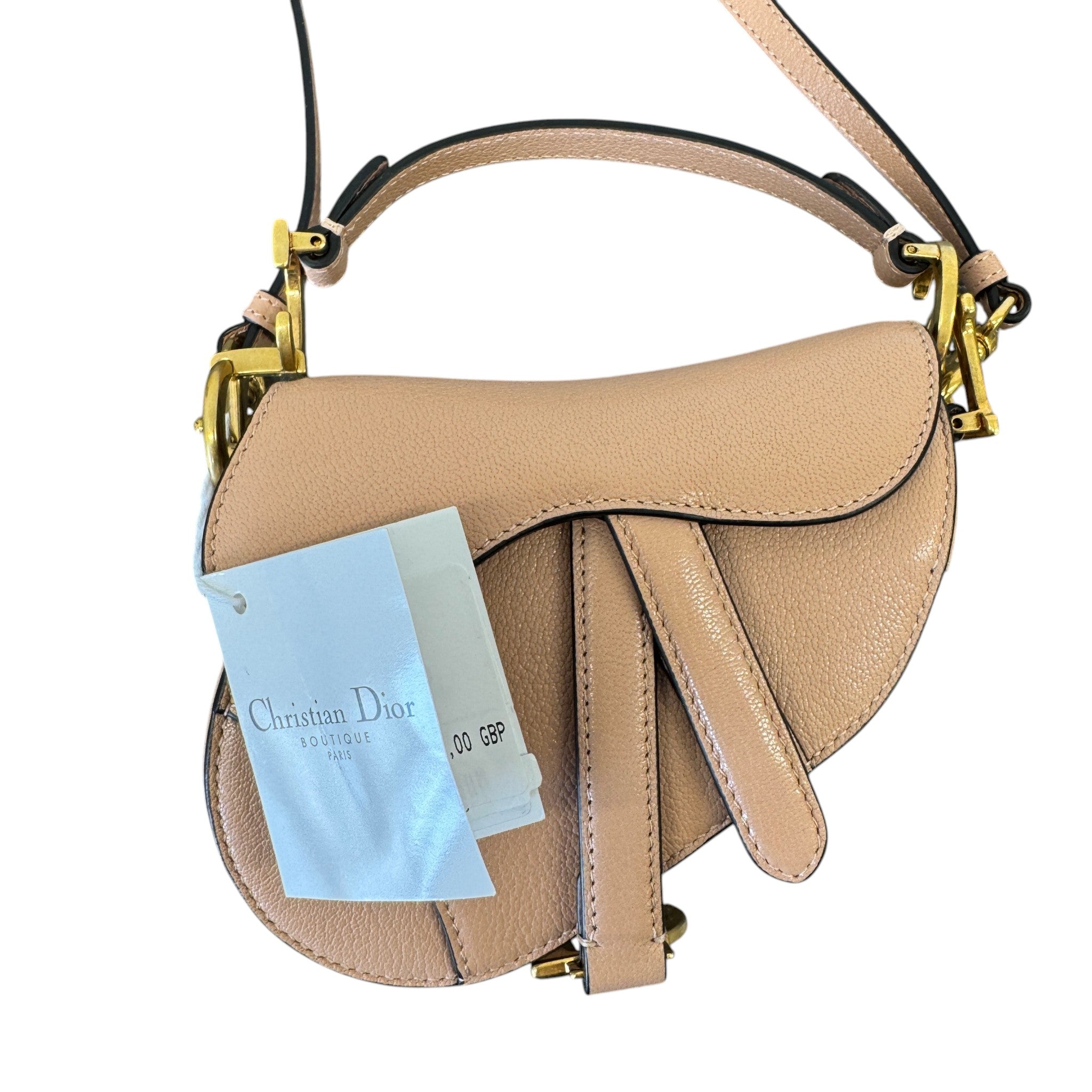Women's Micro Saddle Bag Nude