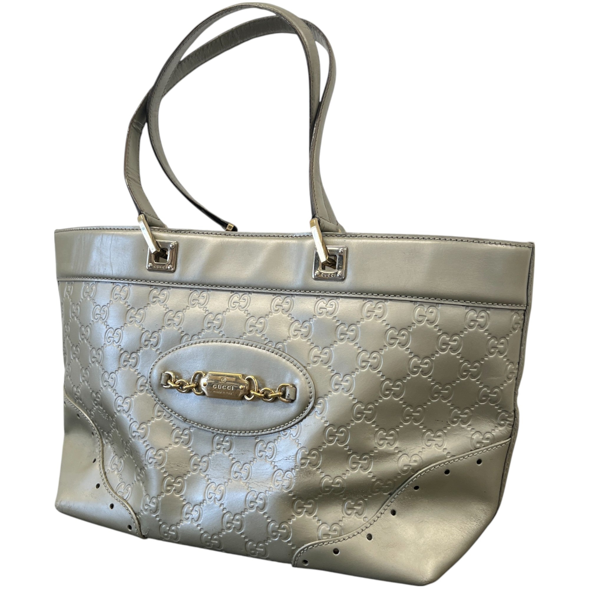 Women's Gg Plaque Logo Handbag Gold
