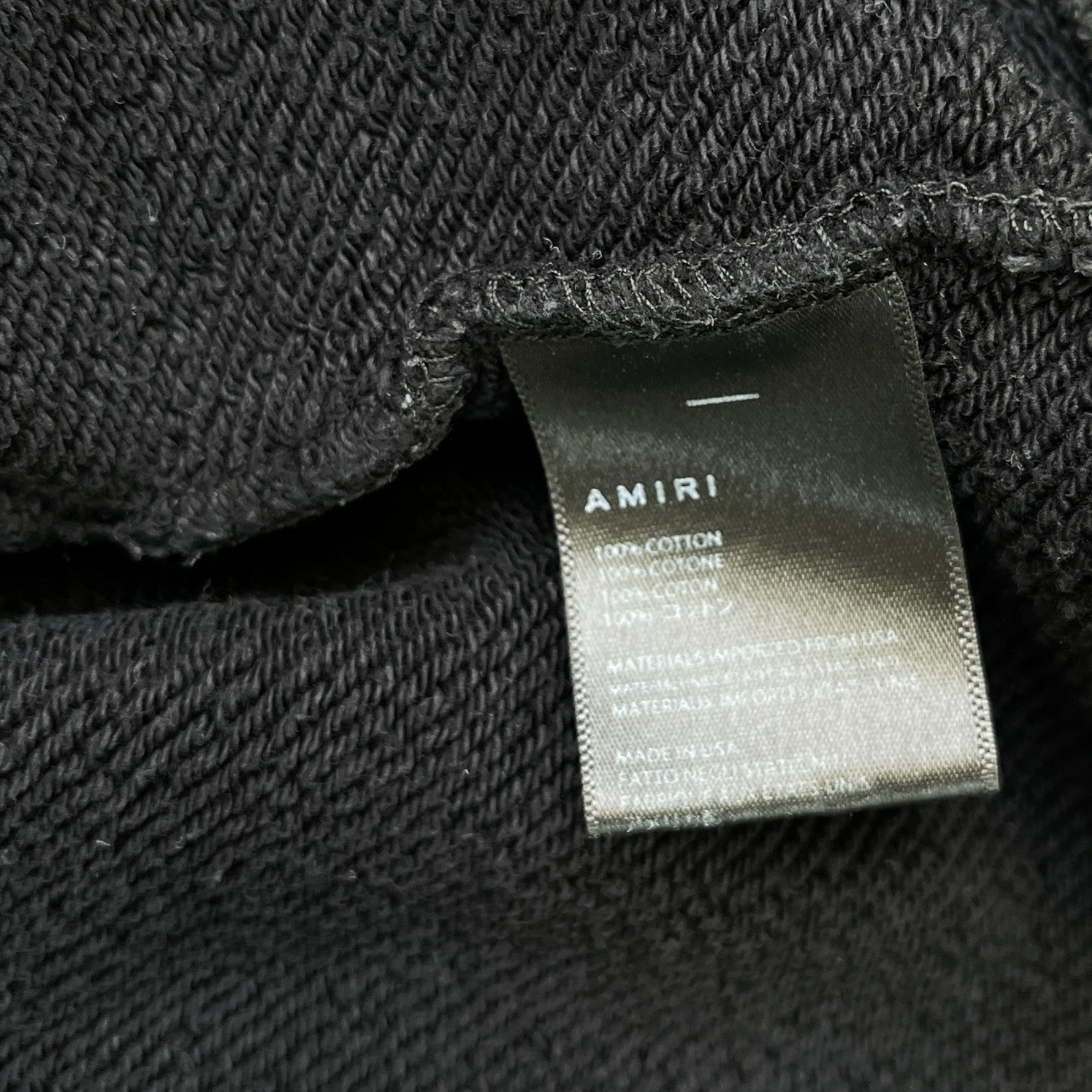 Men's Leopard Print Embroidered Logo Sweatshirt Black Size M