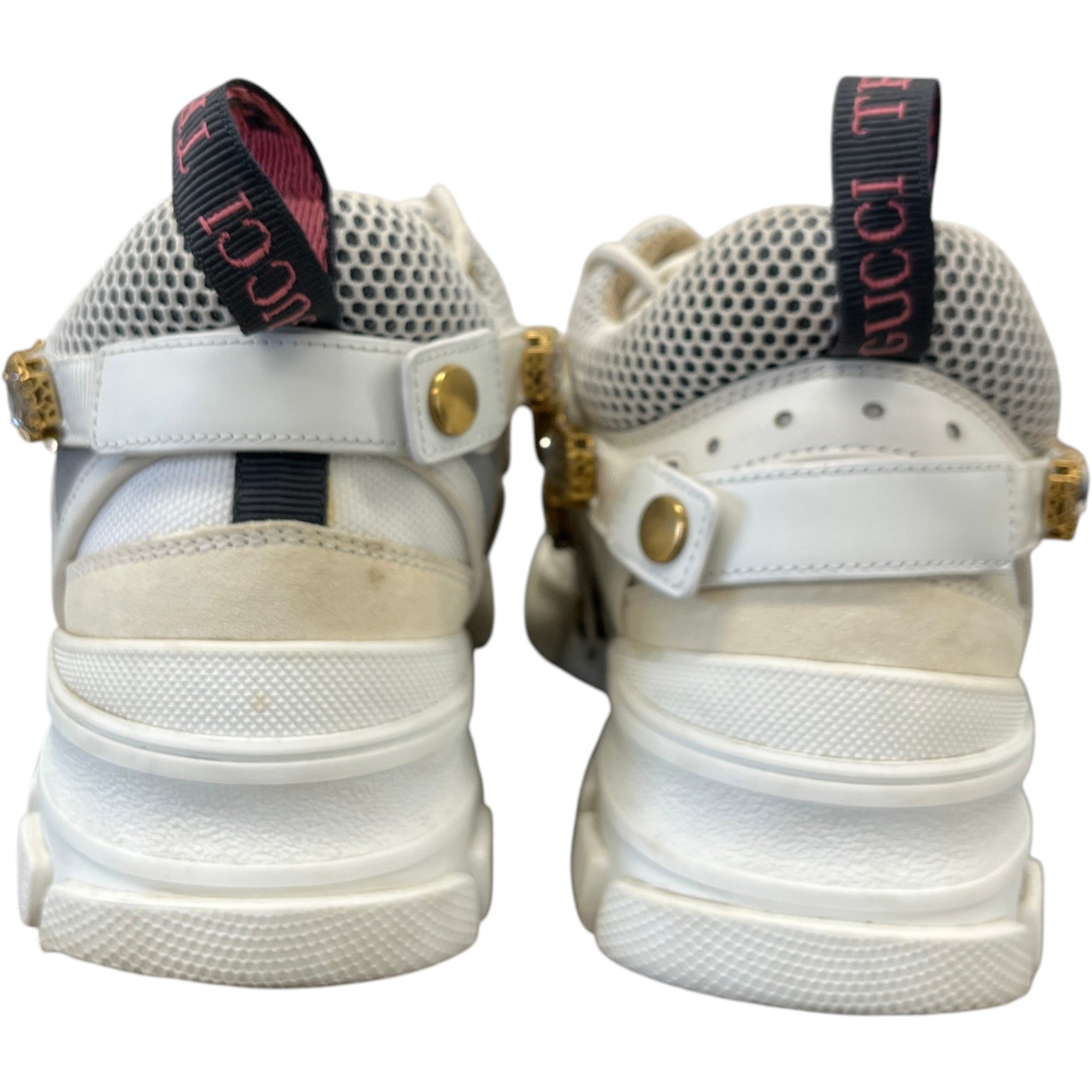Women's Flashtrek Removable Crystal Low Trainers White Size EU 38 / UK 5
