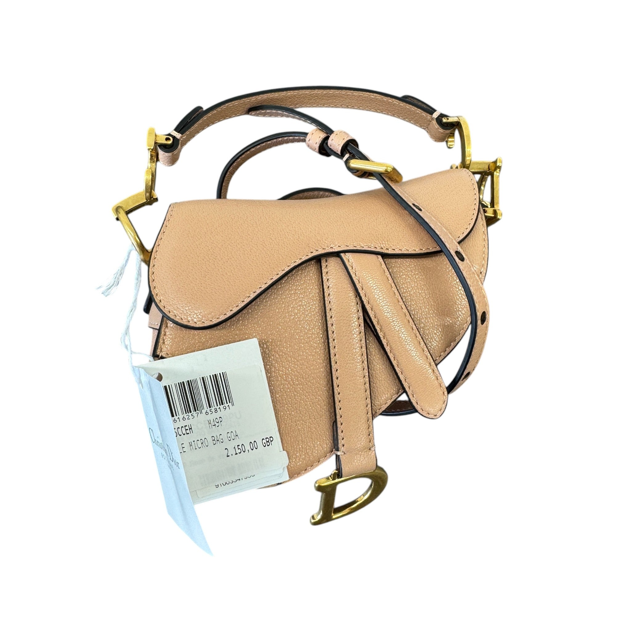 Women's Micro Saddle Bag Nude