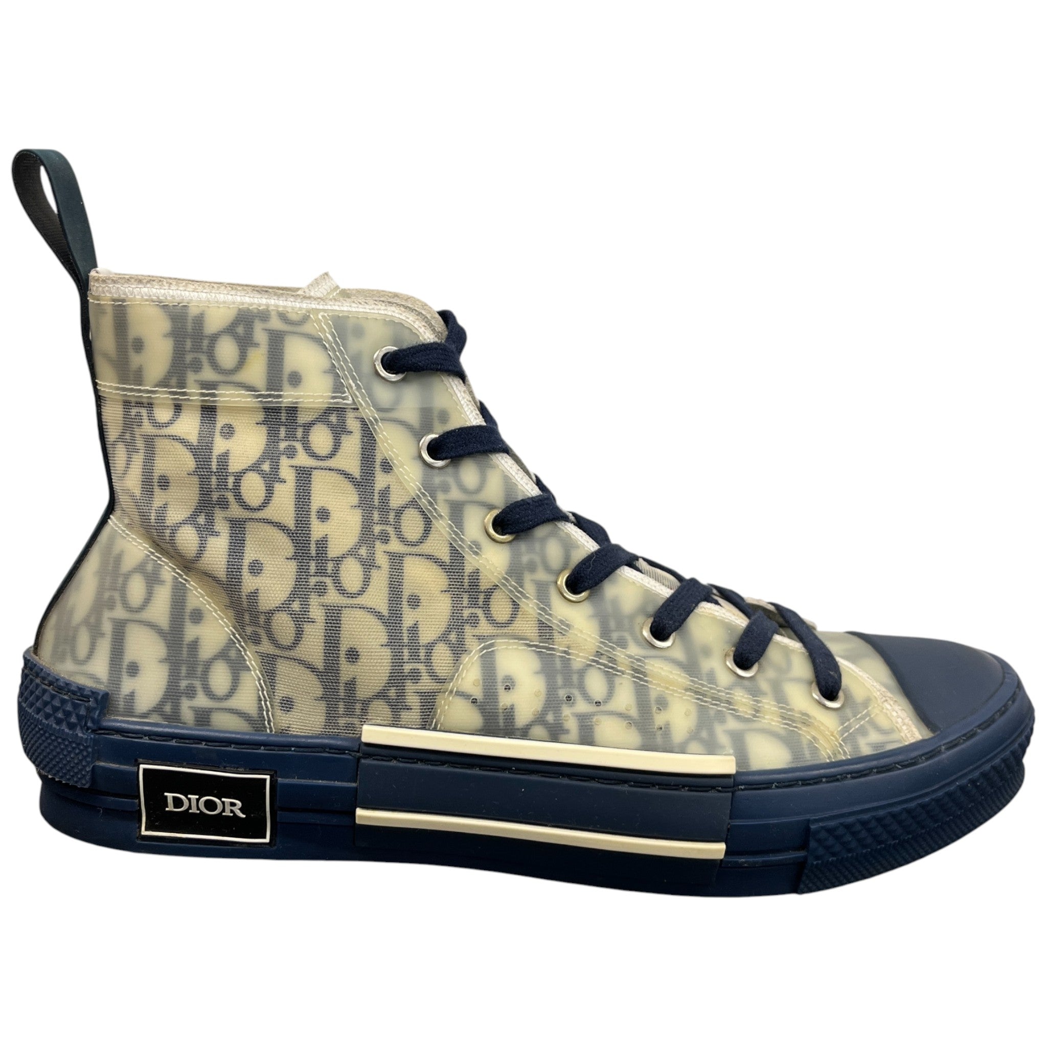 Men's Oblique B23 High Trainers Navy Size EU 43 / UK 9