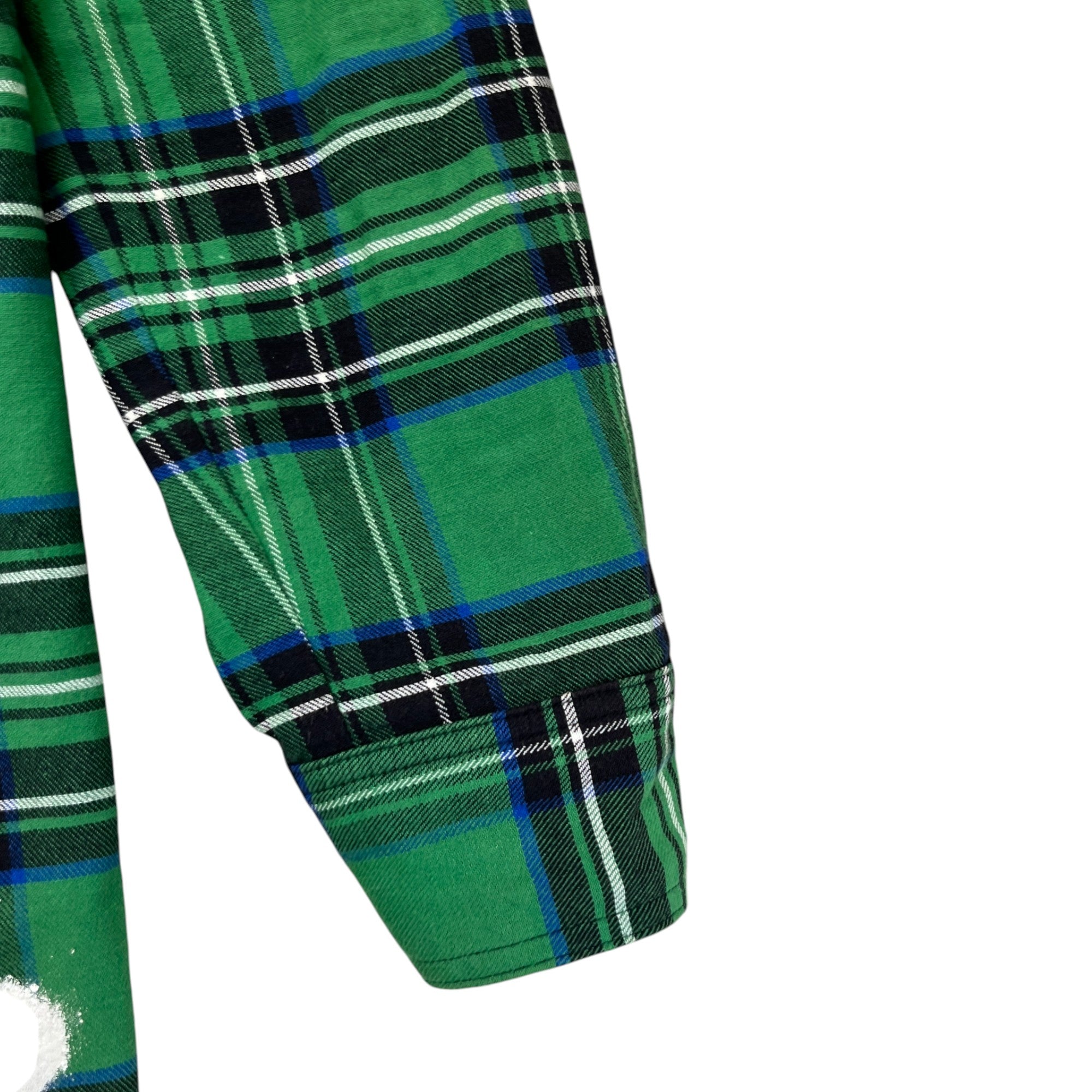 Men's Diag Spray OverShirt Green Size M