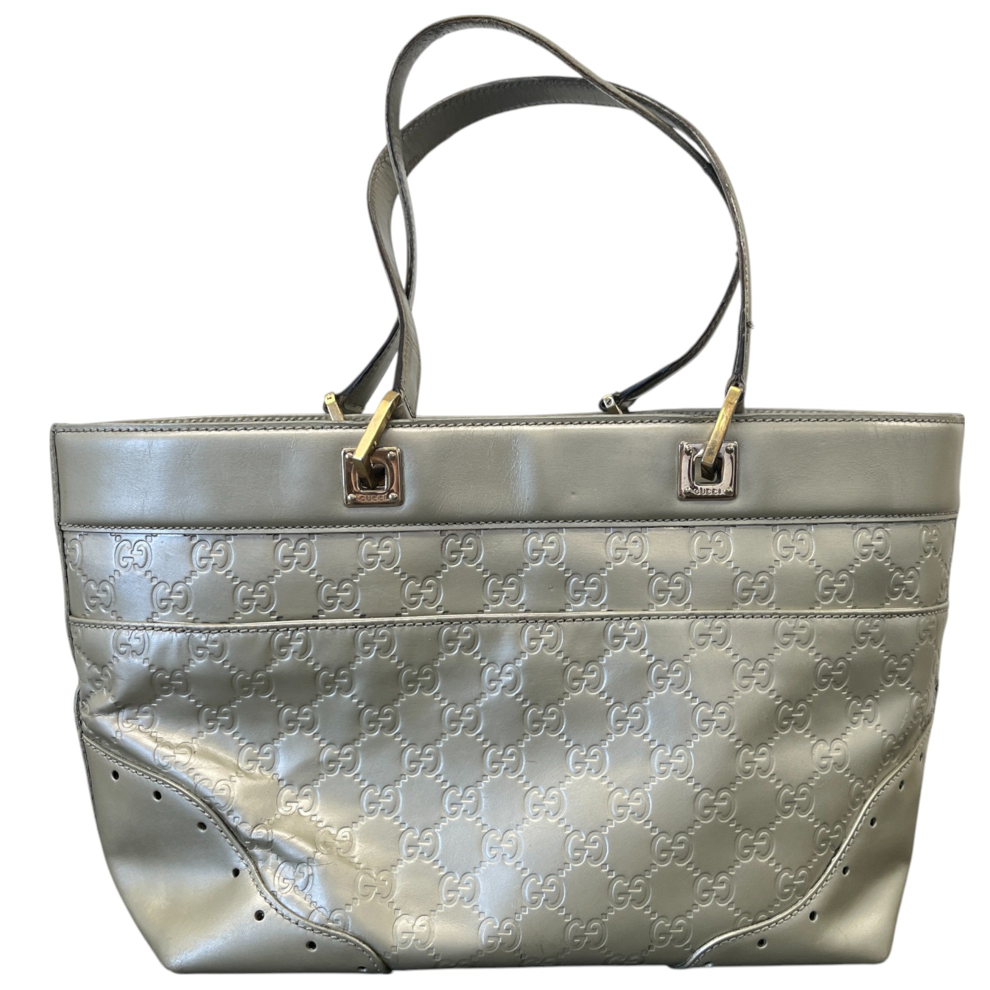 Women's Gg Plaque Logo Handbag Gold