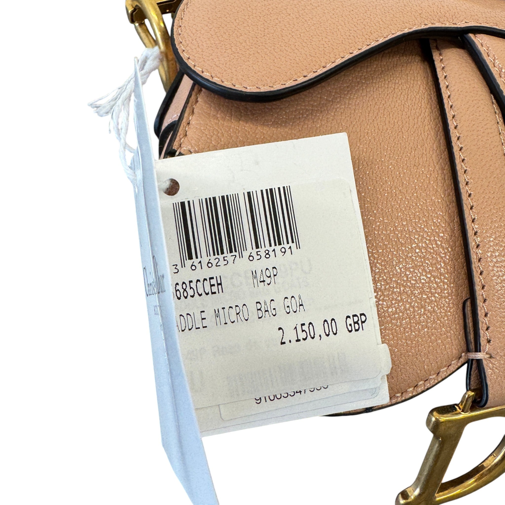 Women's Micro Saddle Bag Nude