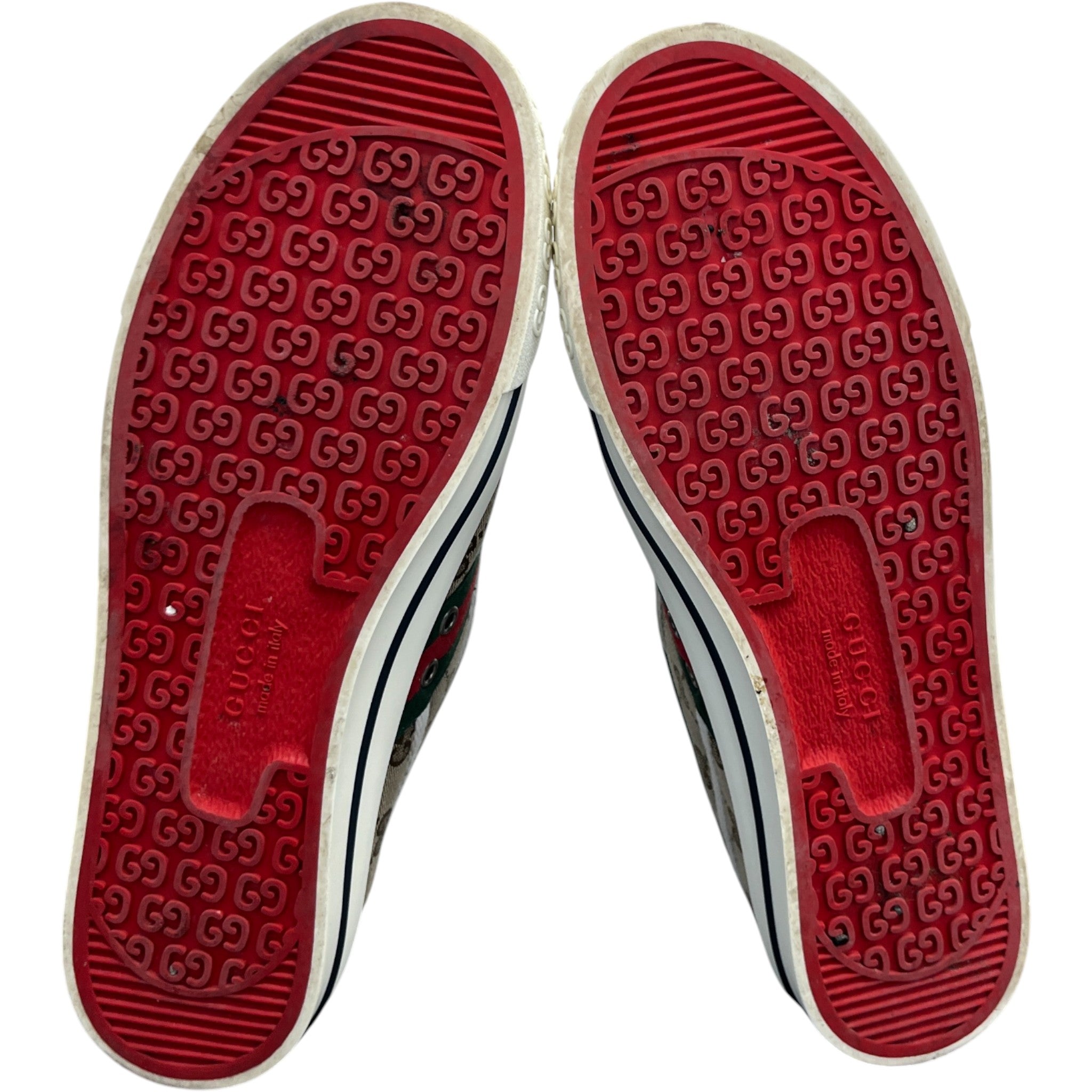 Men's Gucci Tennis 1977 Low Trainers Beige Size EU 44 / UK 10