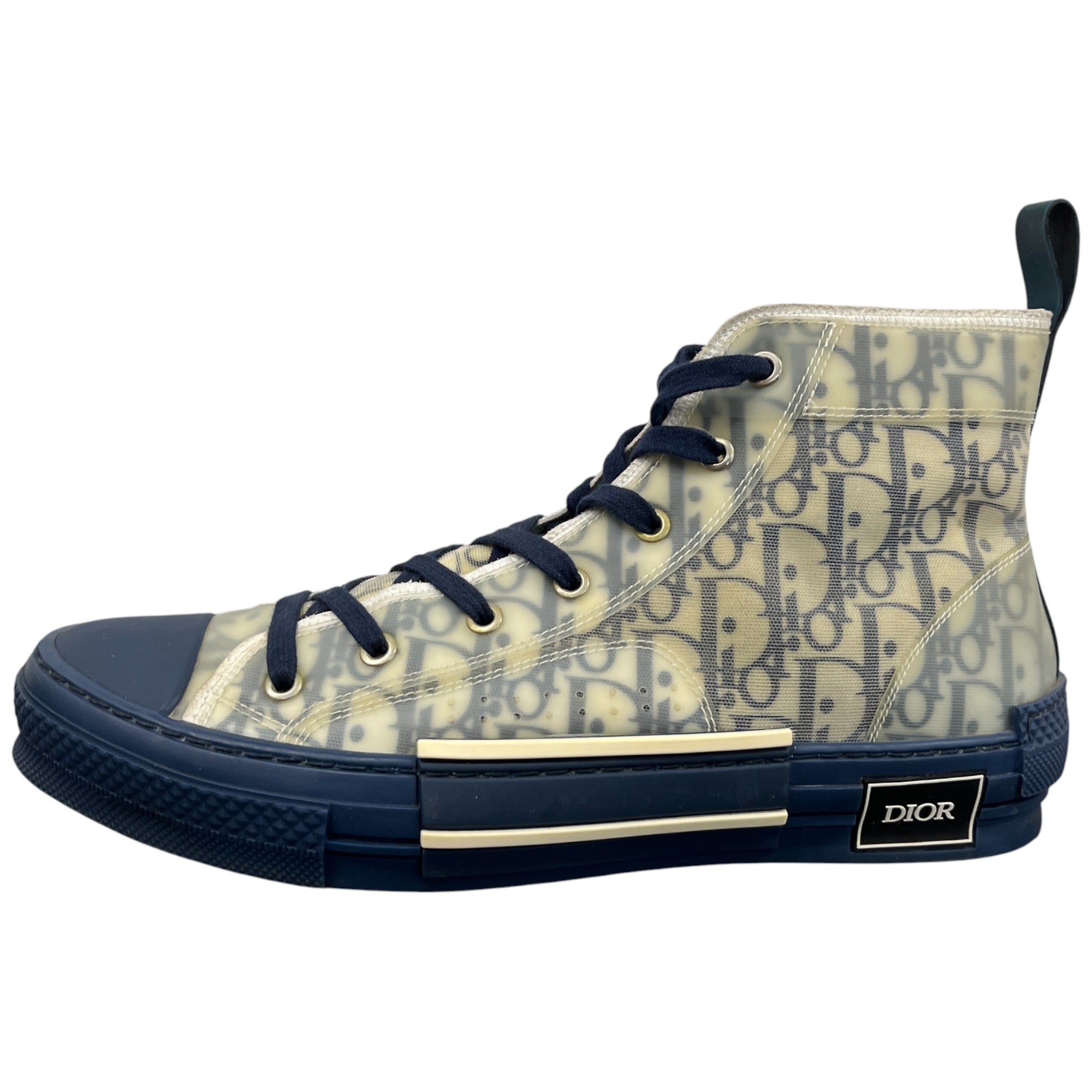 Men's Oblique B23 High Trainers Navy Size EU 43 / UK 9