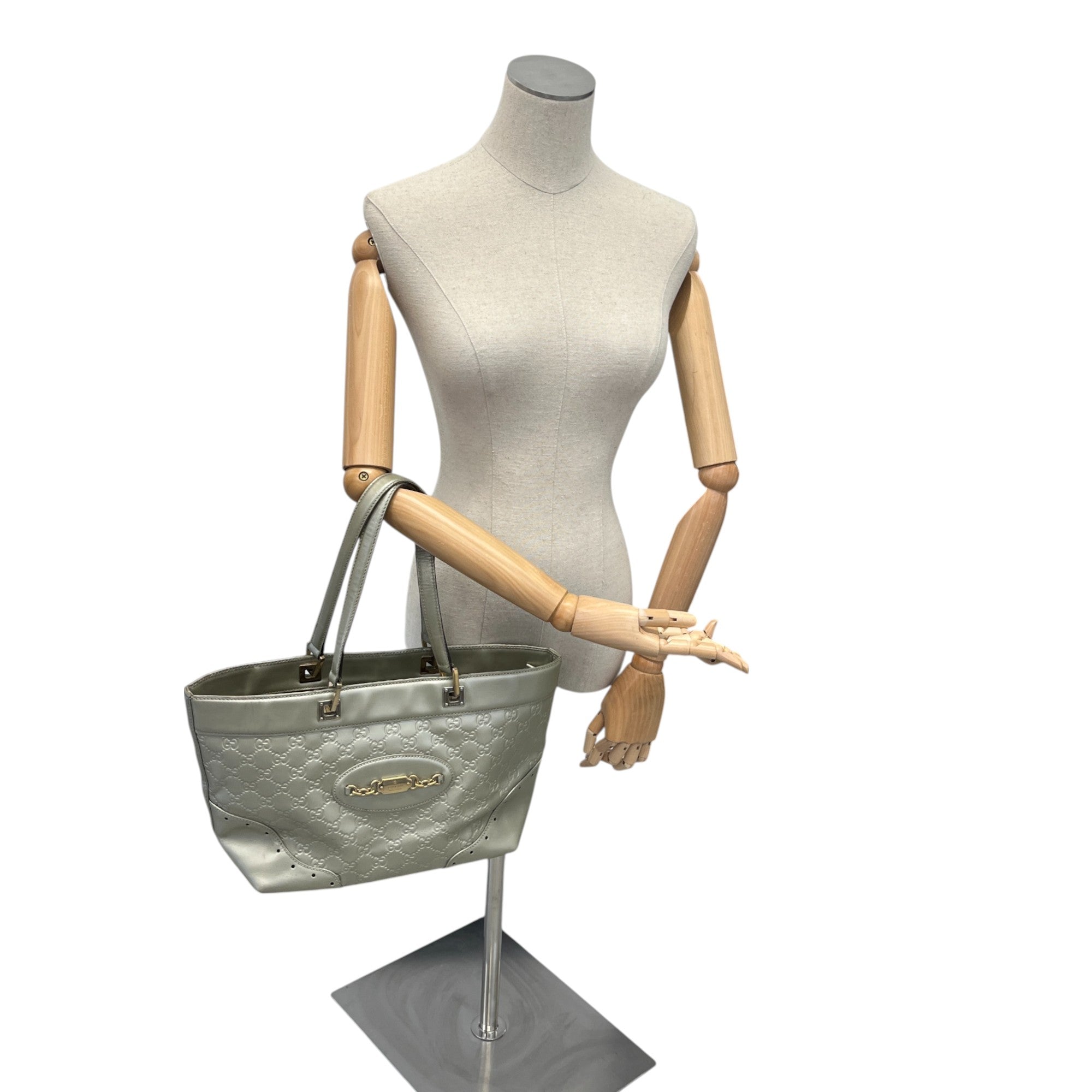 Women's Gg Plaque Logo Handbag Gold