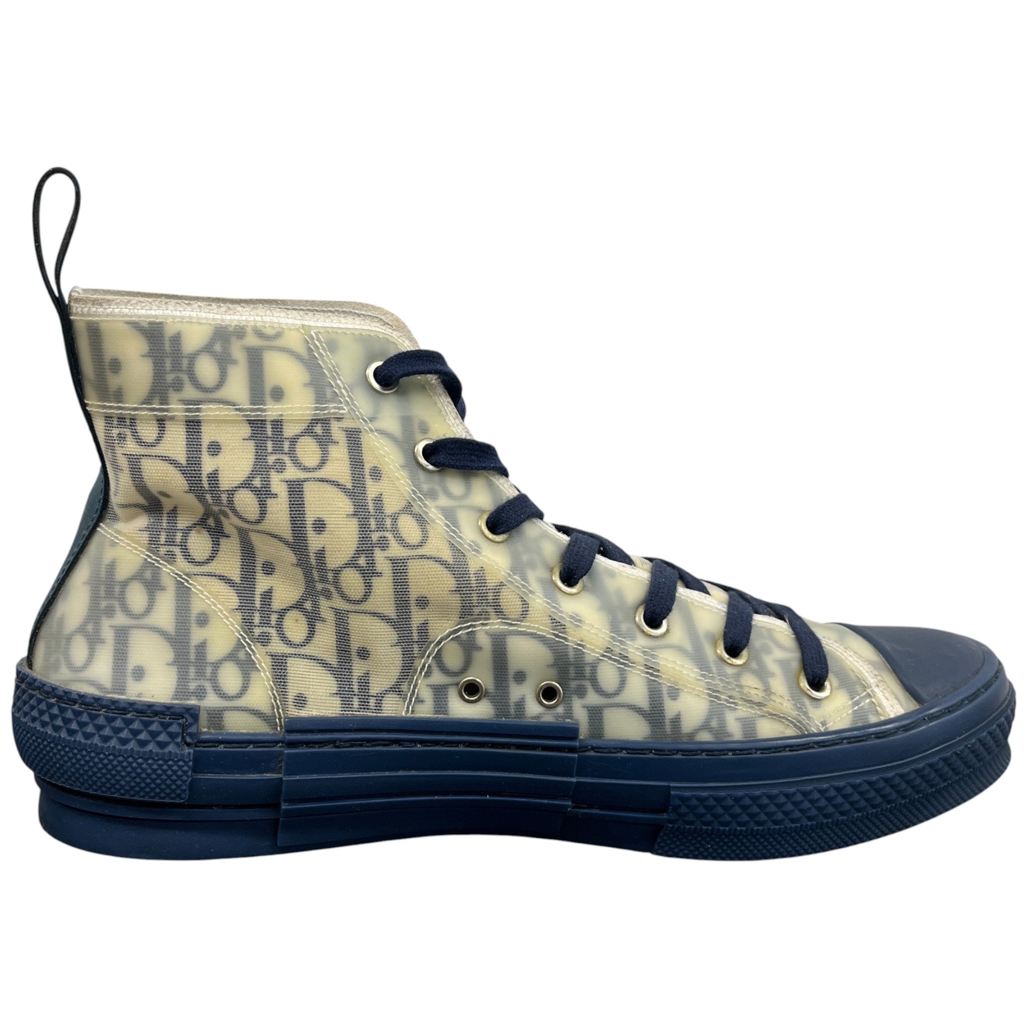 Men's Oblique B23 High Trainers Navy Size EU 43 / UK 9