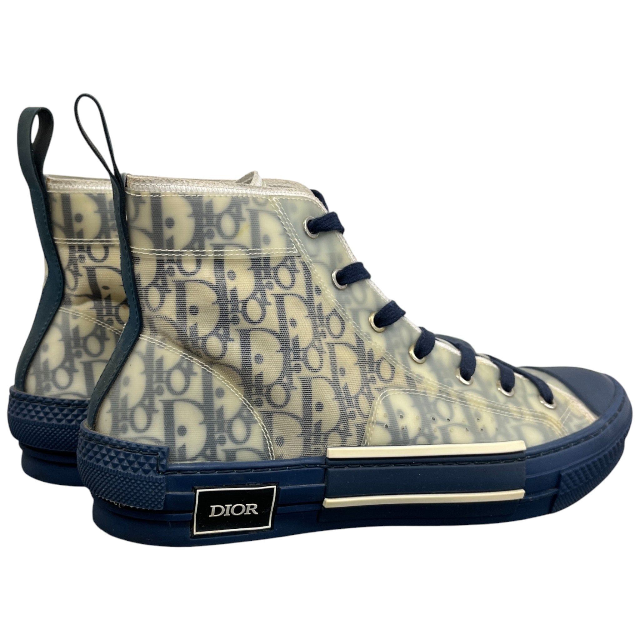 Men's Oblique B23 High Trainers Navy Size EU 43 / UK 9