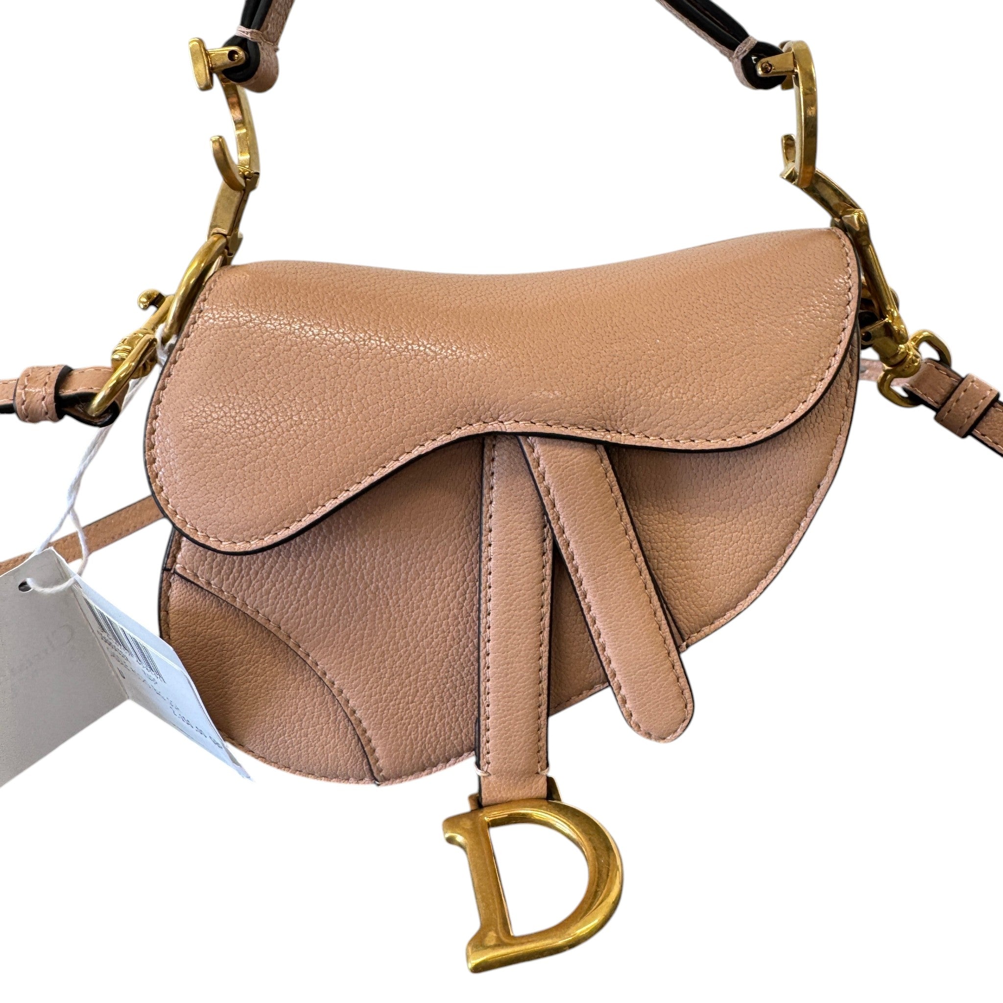 Women's Micro Saddle Bag Nude