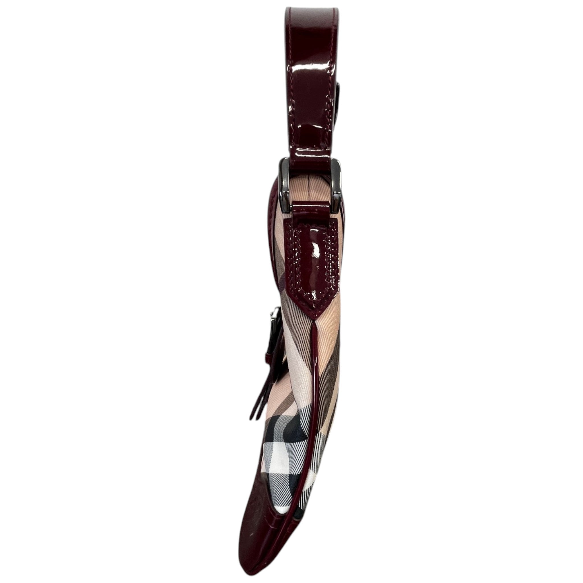 Women's Nova Check Brooke Hobo Bag Burgundy