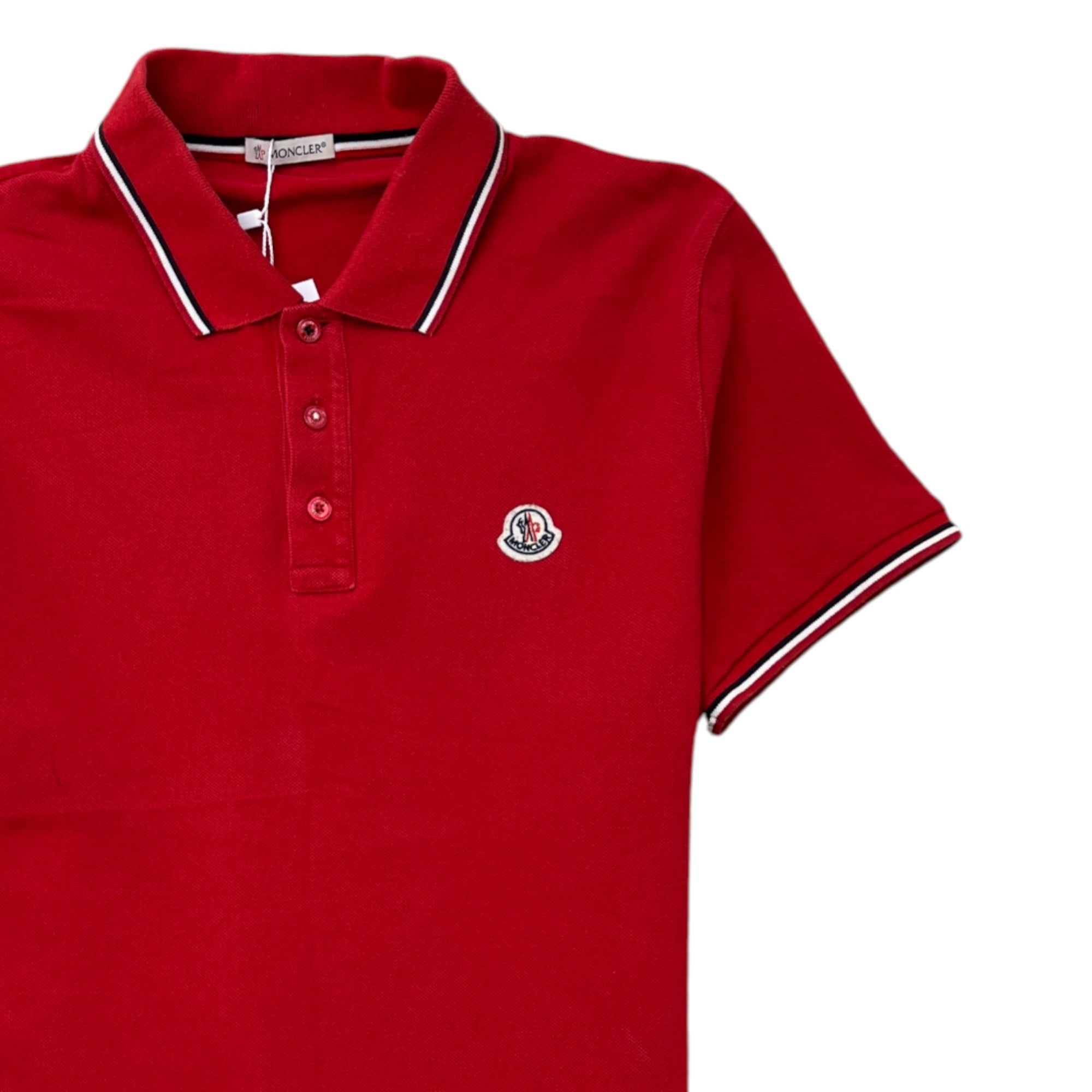 Men's Maglia Polo Shirt Red Size M