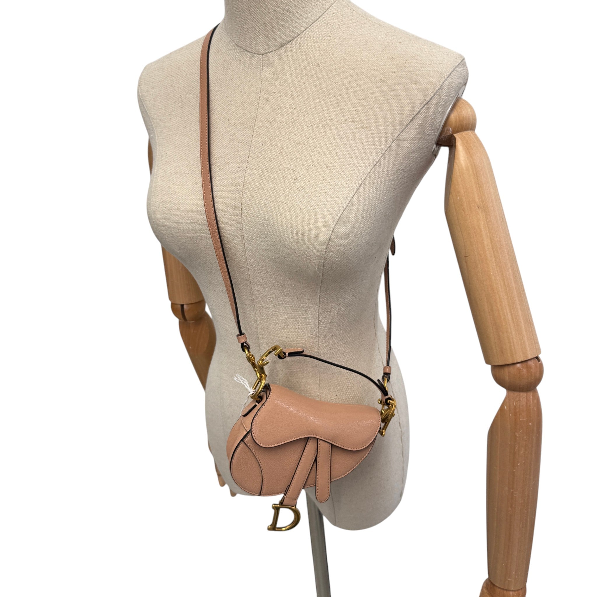 Women's Micro Saddle Bag Nude