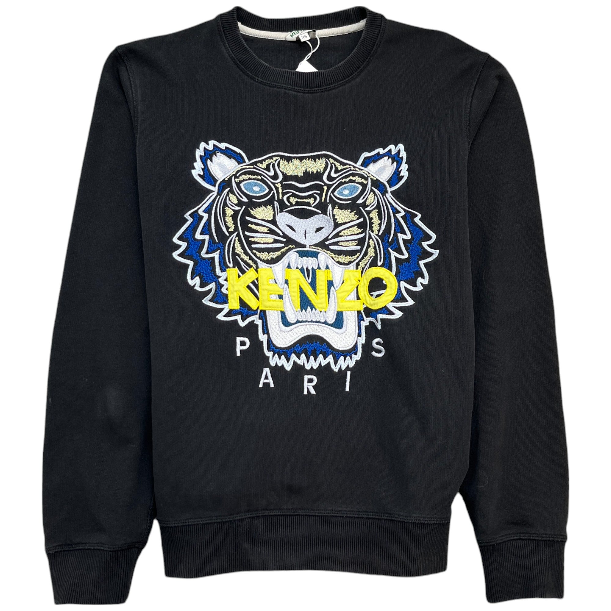 Men's Tiger Logo Sweatshirt Black Size XS