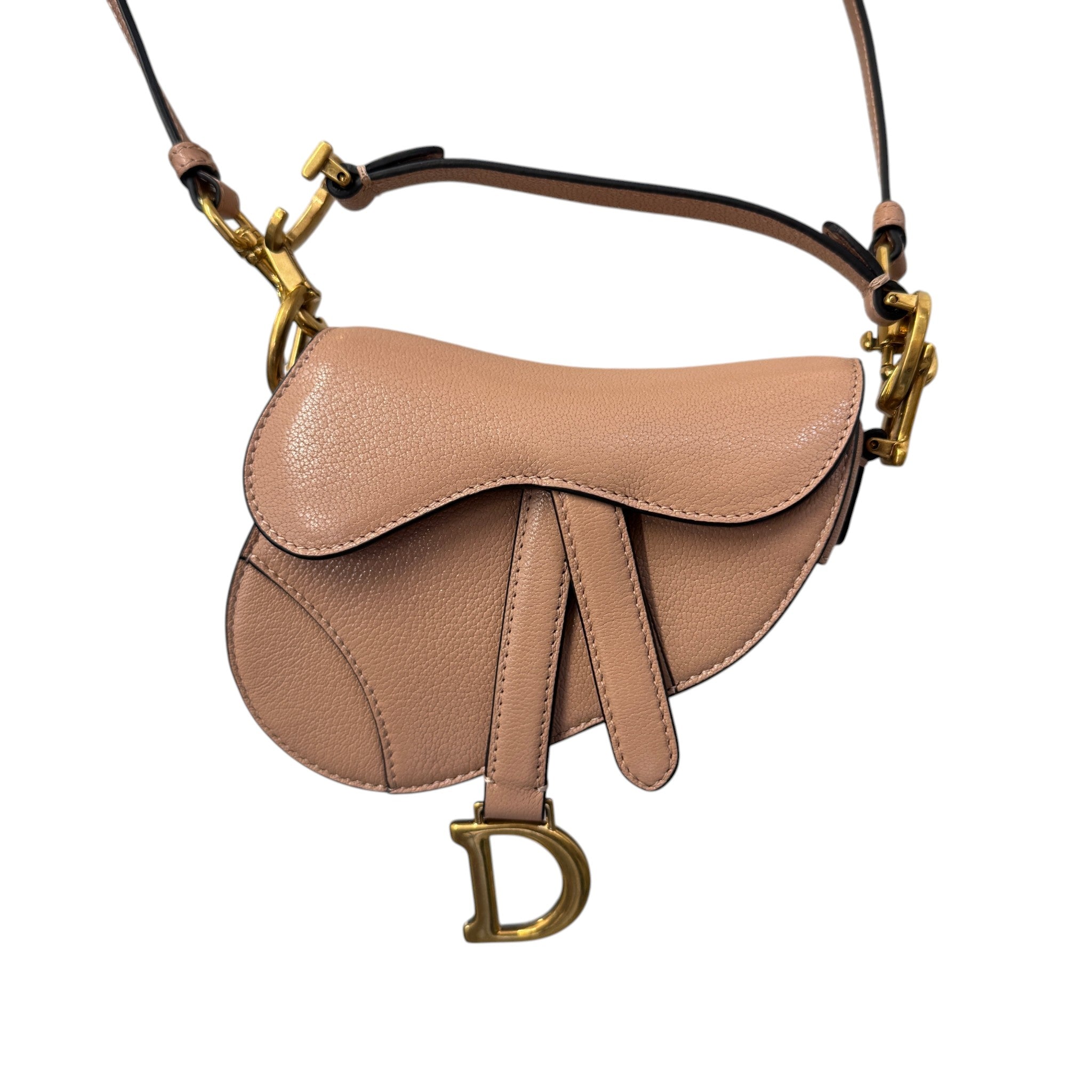 Women's Micro Saddle Bag Nude