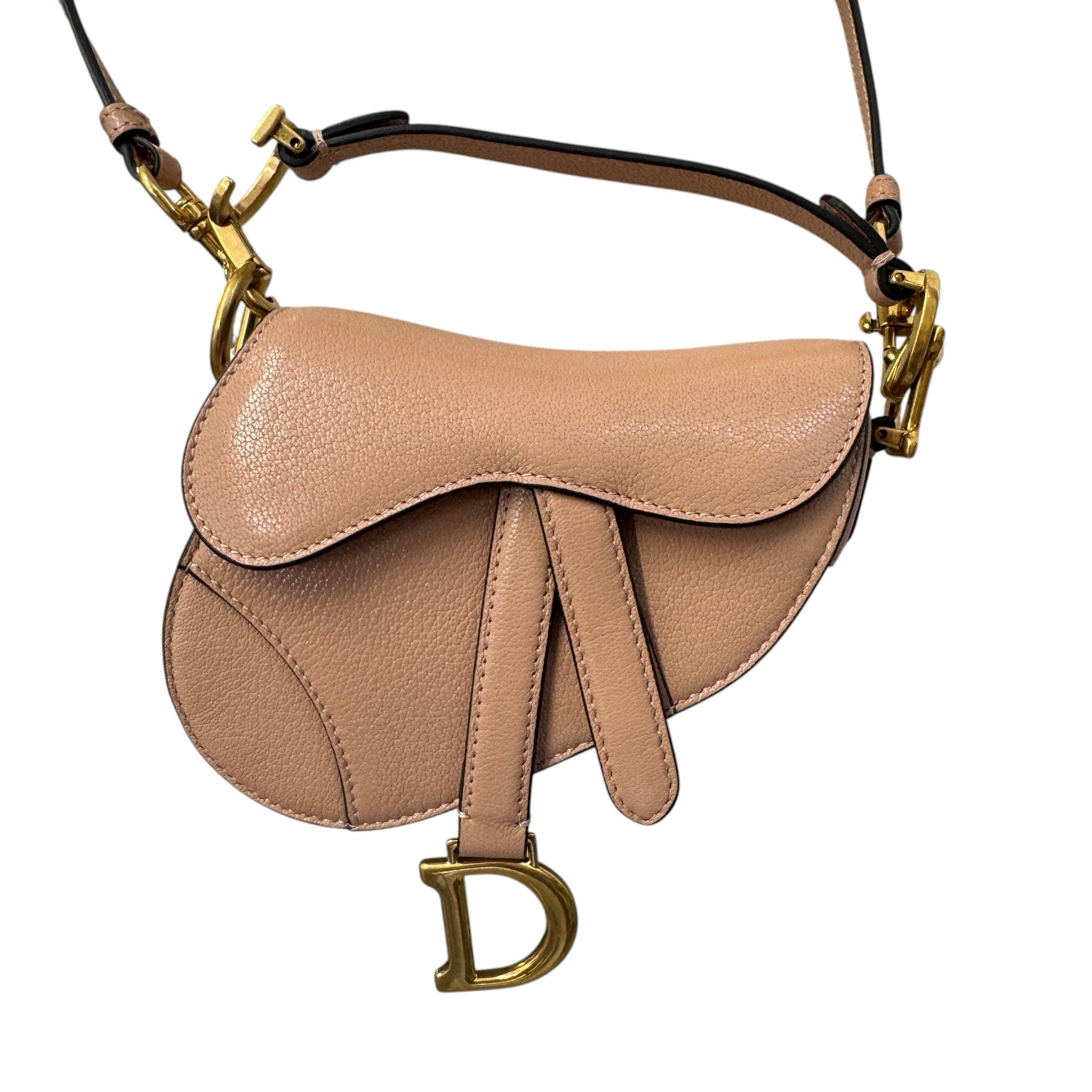 Women's Micro Saddle Bag Nude