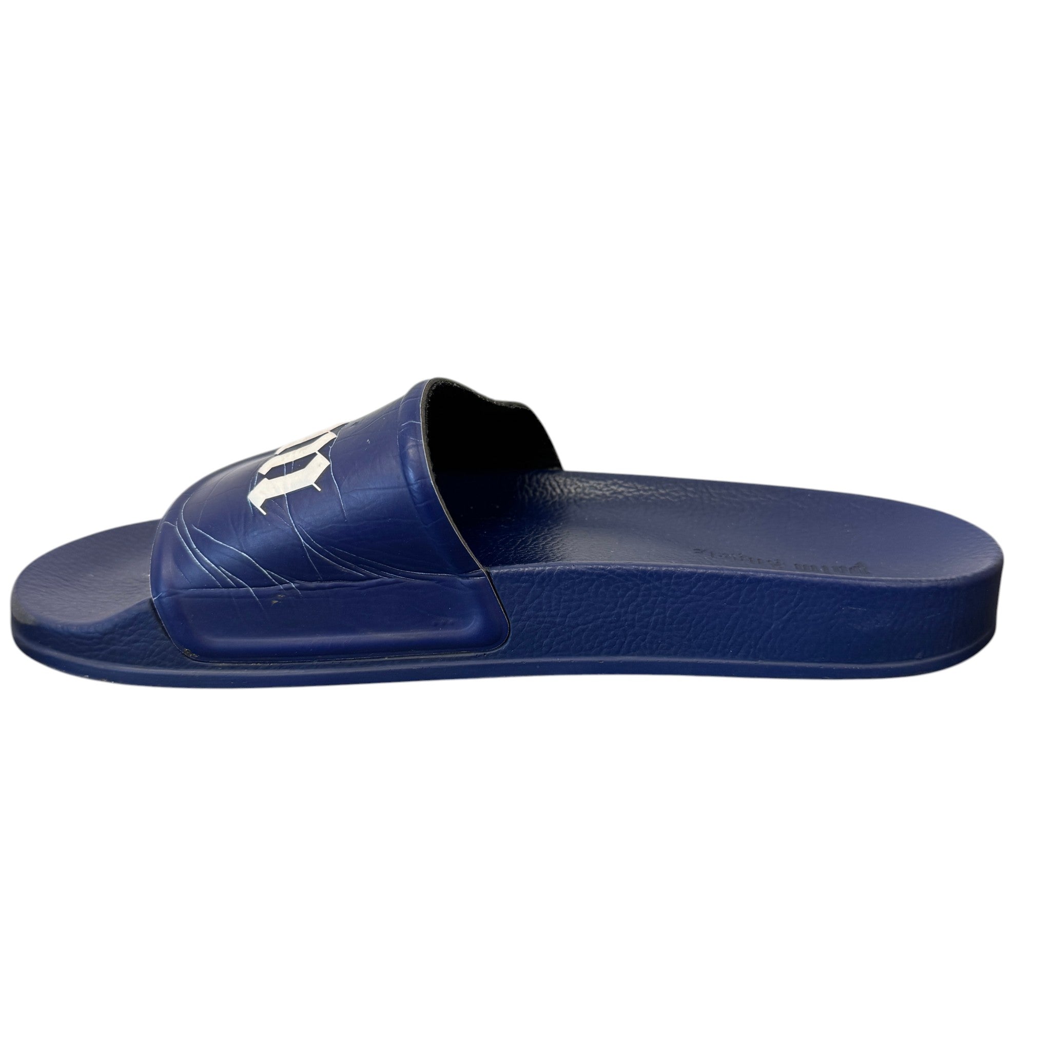 Men's Logo Pool Slides Navy Size EU 42 / UK 8