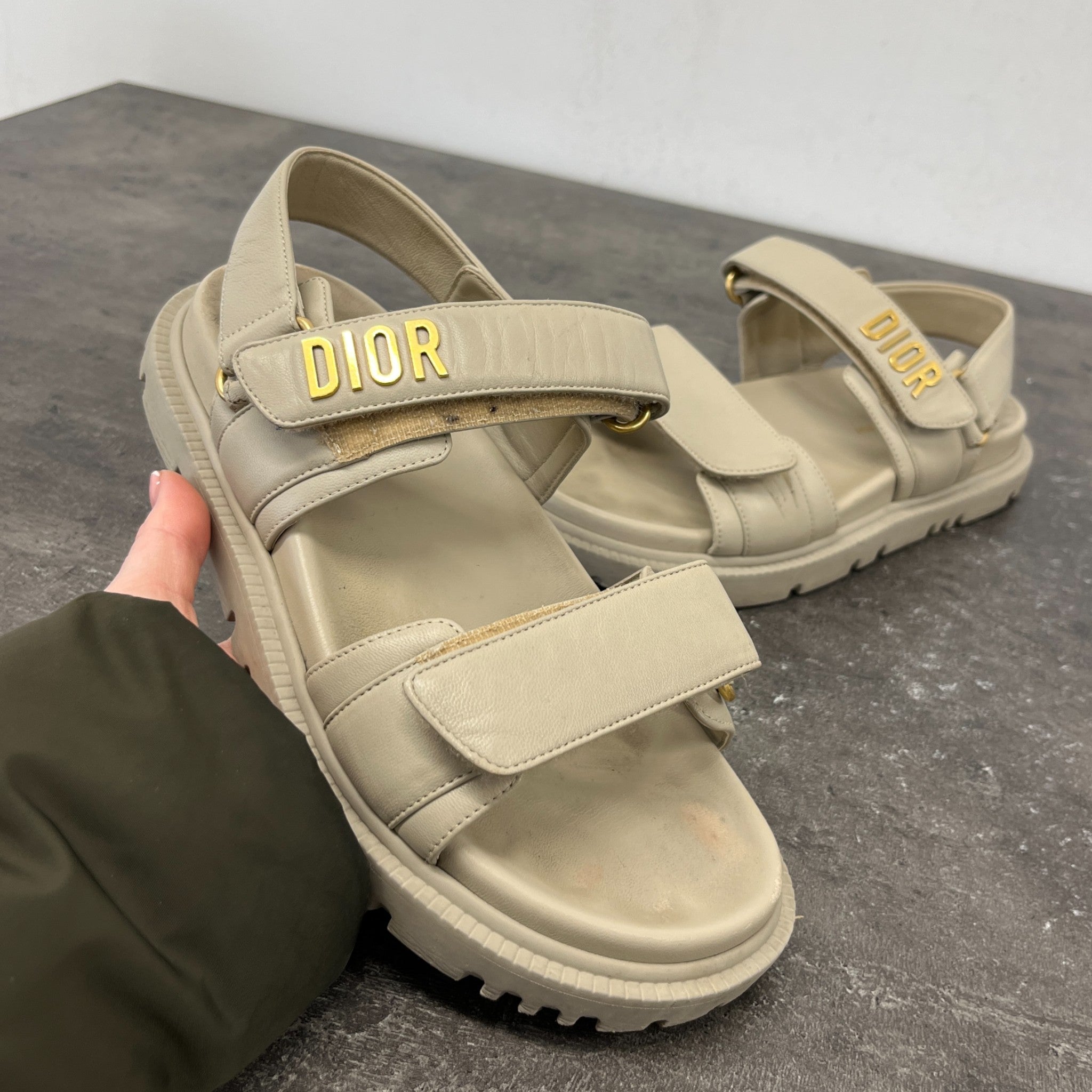 Women's Dioract Sandals Beige Size EU 36.5 / UK 3.5