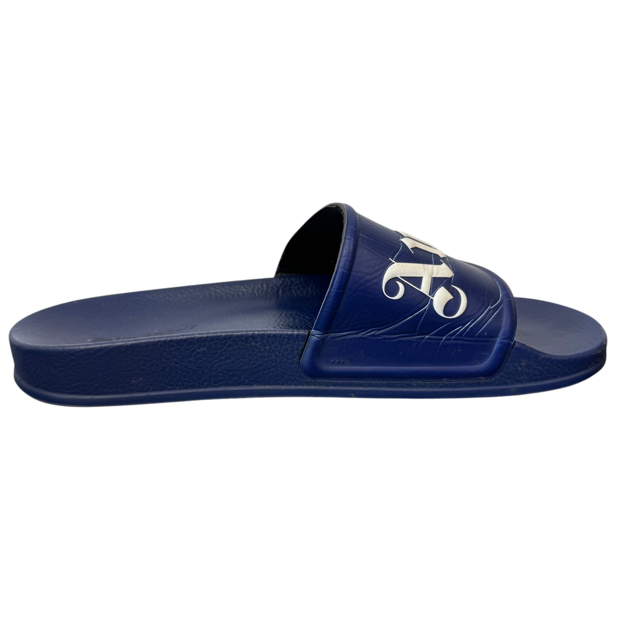 Men's Logo Pool Slides Navy Size EU 42 / UK 8