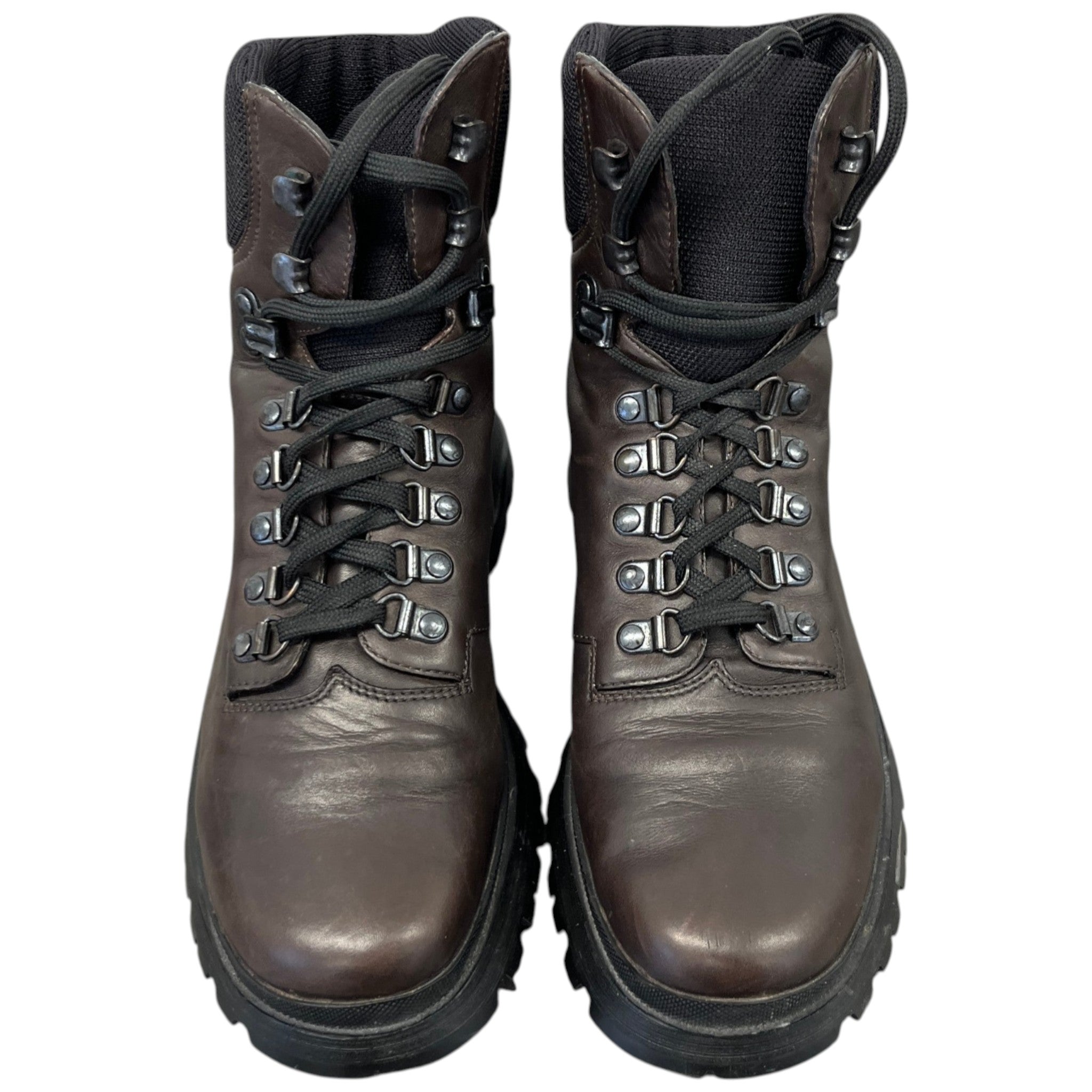 Women's Bixxen Combat Boots Brown Size EU 37.5 / UK 4.5