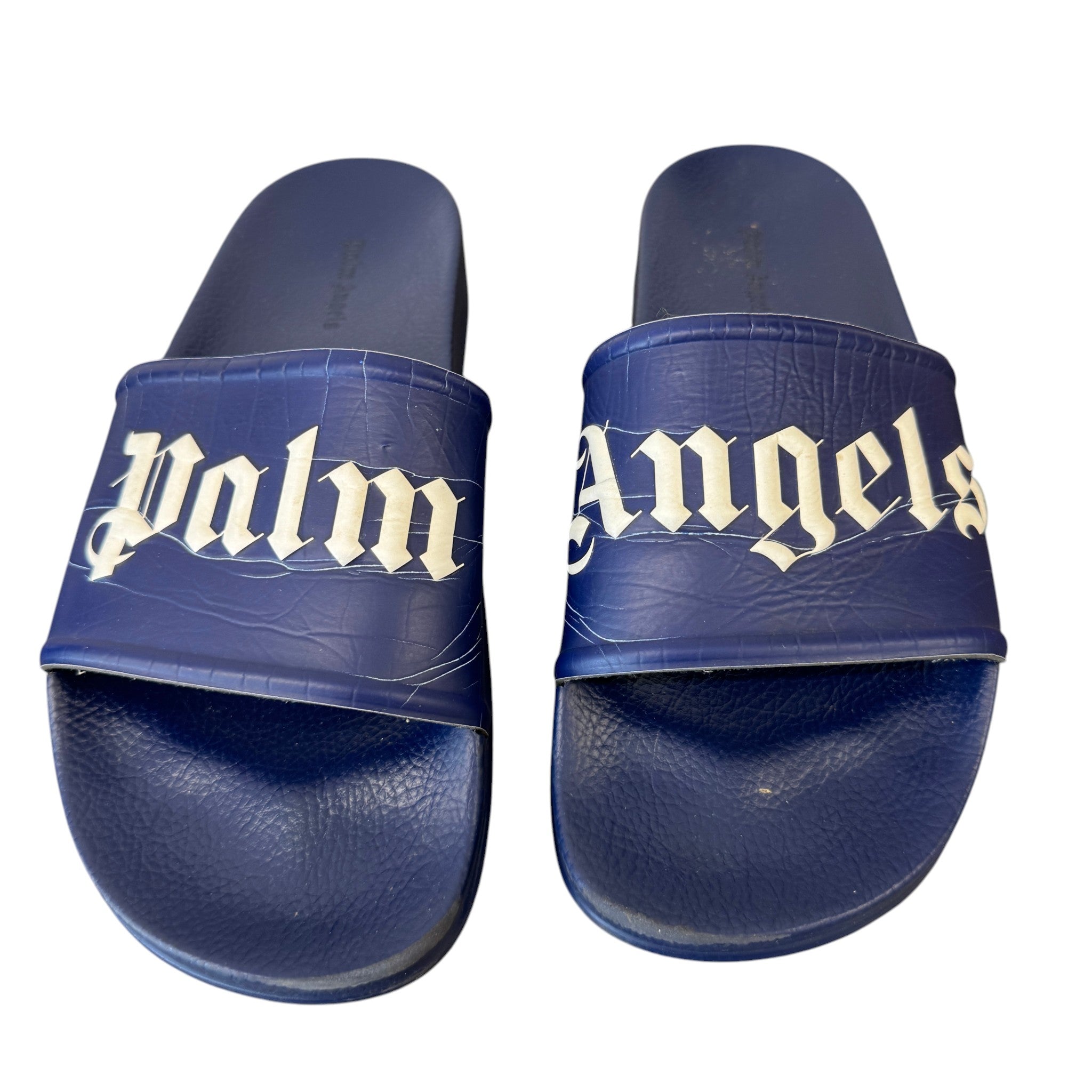 Men's Logo Pool Slides Navy Size EU 42 / UK 8
