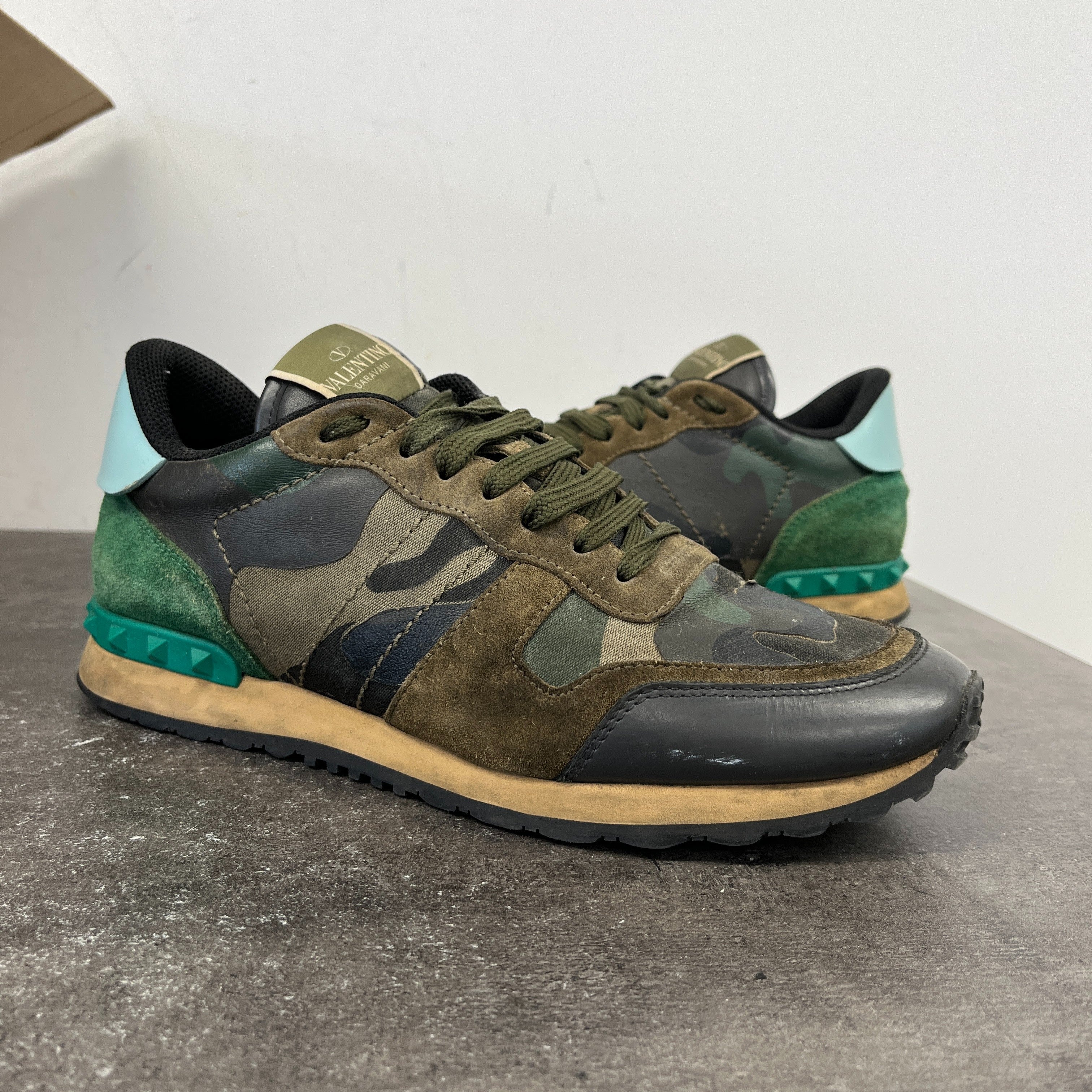 Men's Rockrunner Low Trainers Green Size EU 41 / UK 7