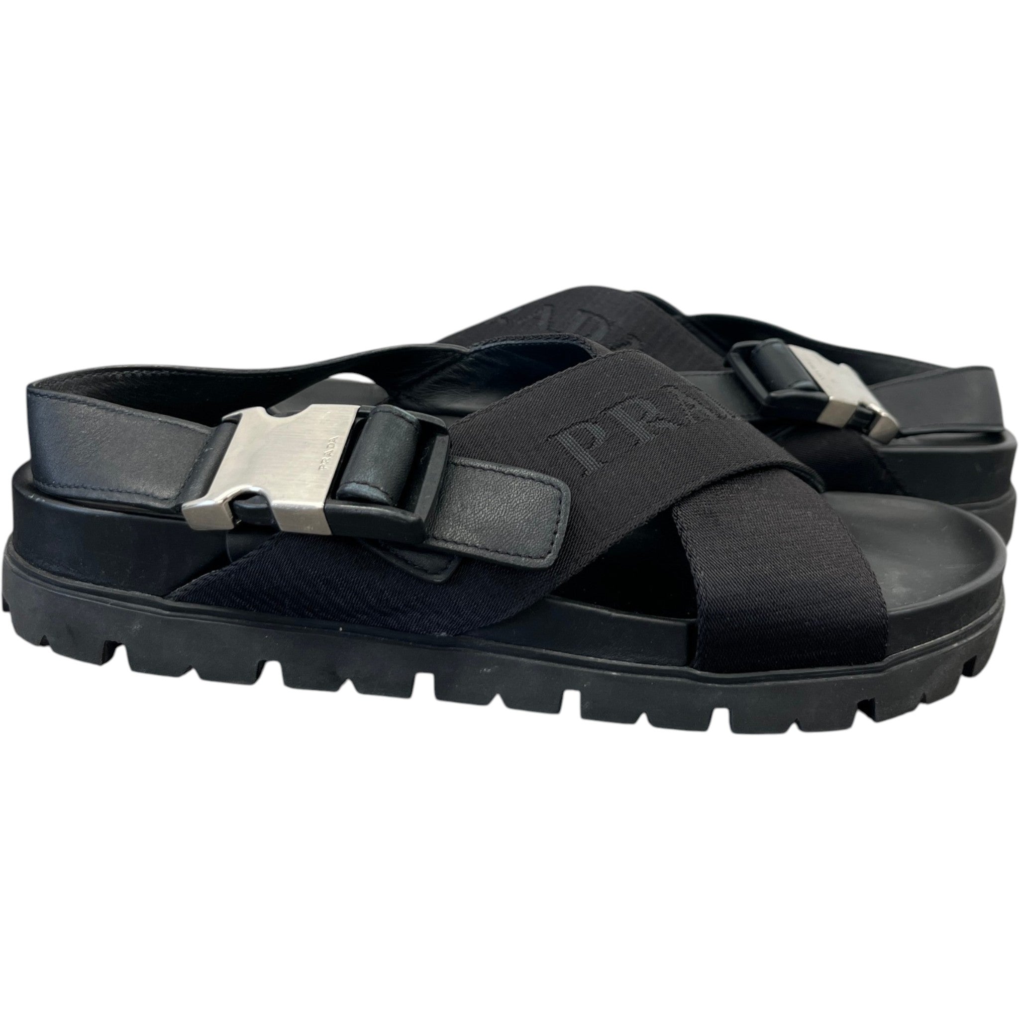 Men's Nastro Sandals Black Size EU 42 / UK 8