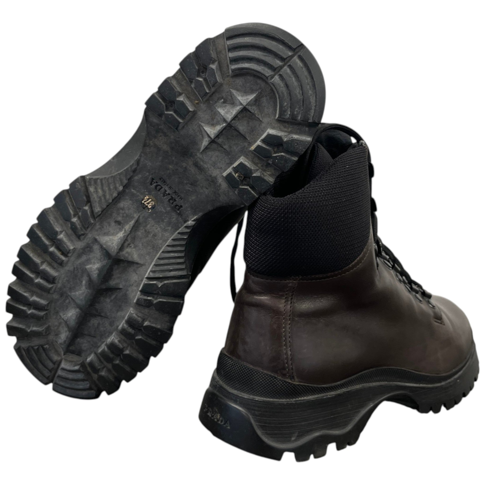 Women's Bixxen Combat Boots Brown Size EU 37.5 / UK 4.5