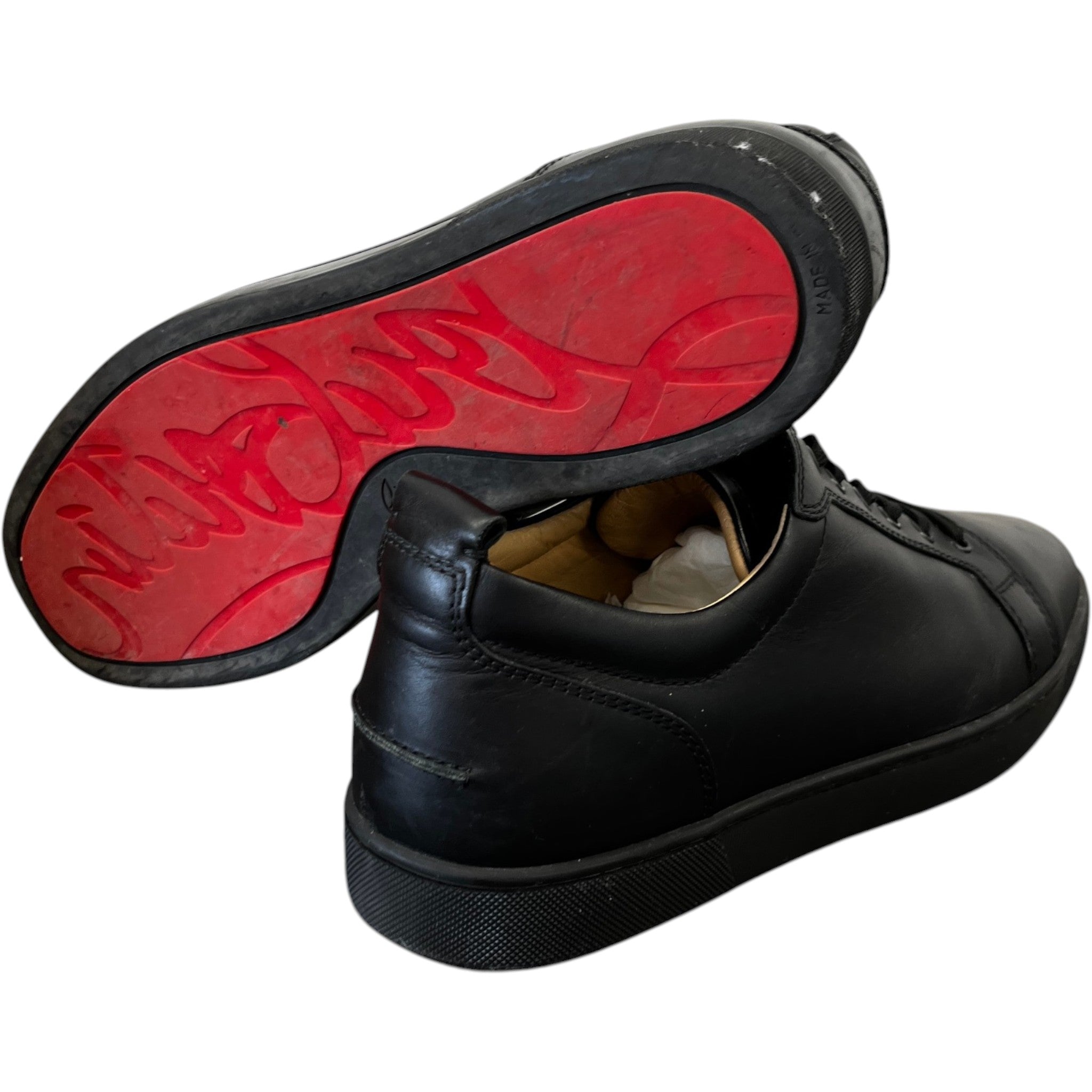Men's Louis Junior Low Trainers Black Size EU 44.5 / UK 10.5