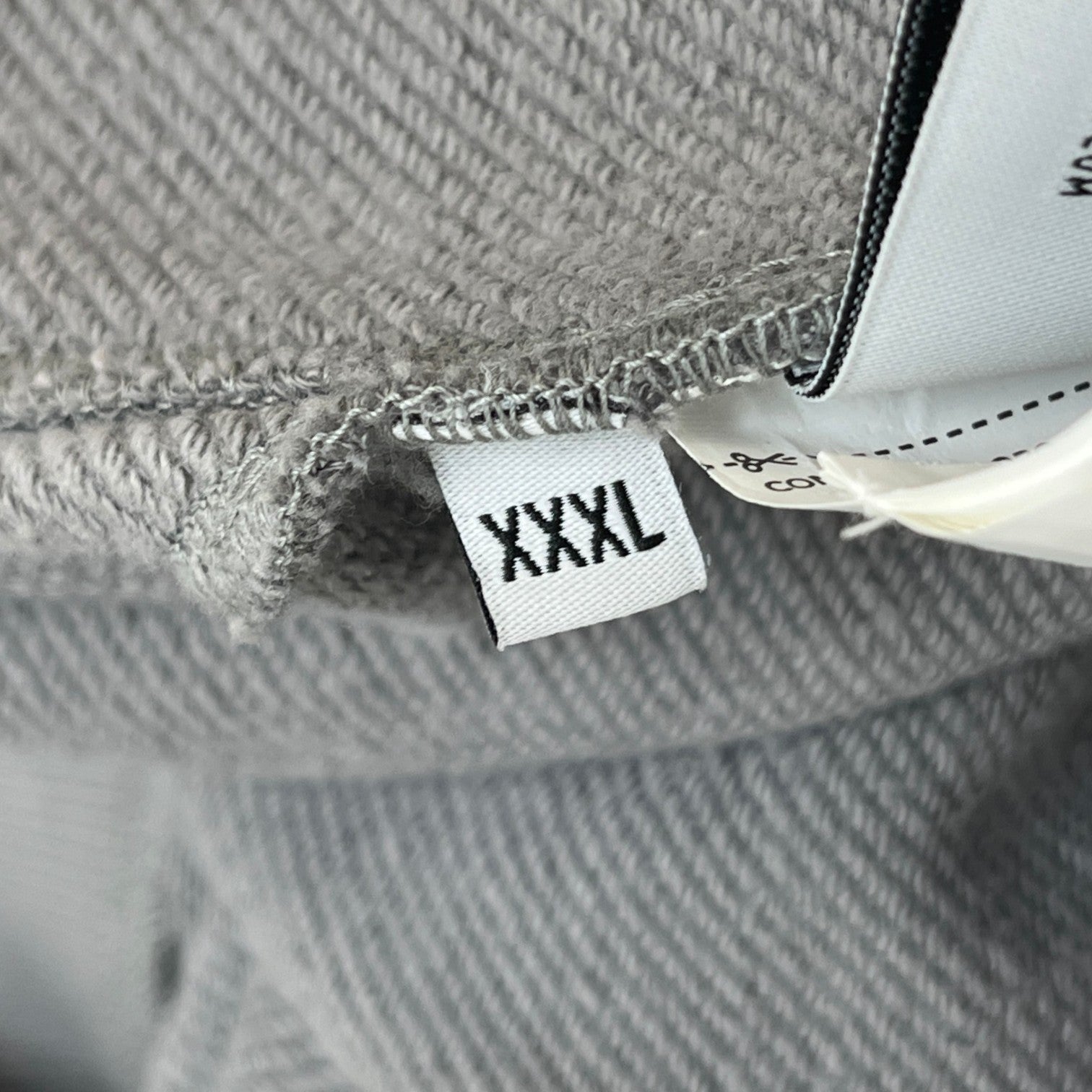 Men's Goggle Full-Zip Hoodie Grey Size XXXL