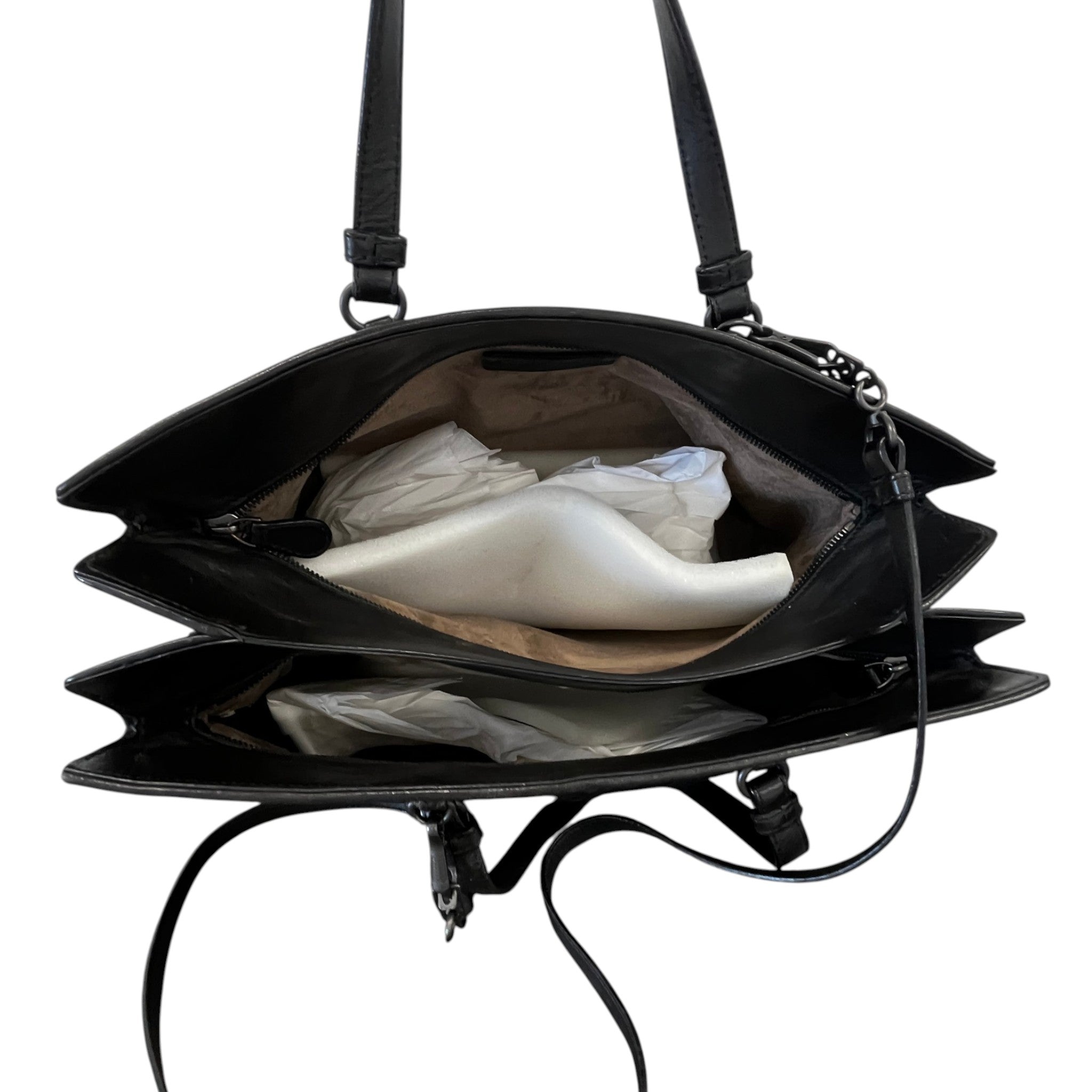 Women's Intrecciato Woven Nappa Bag Black