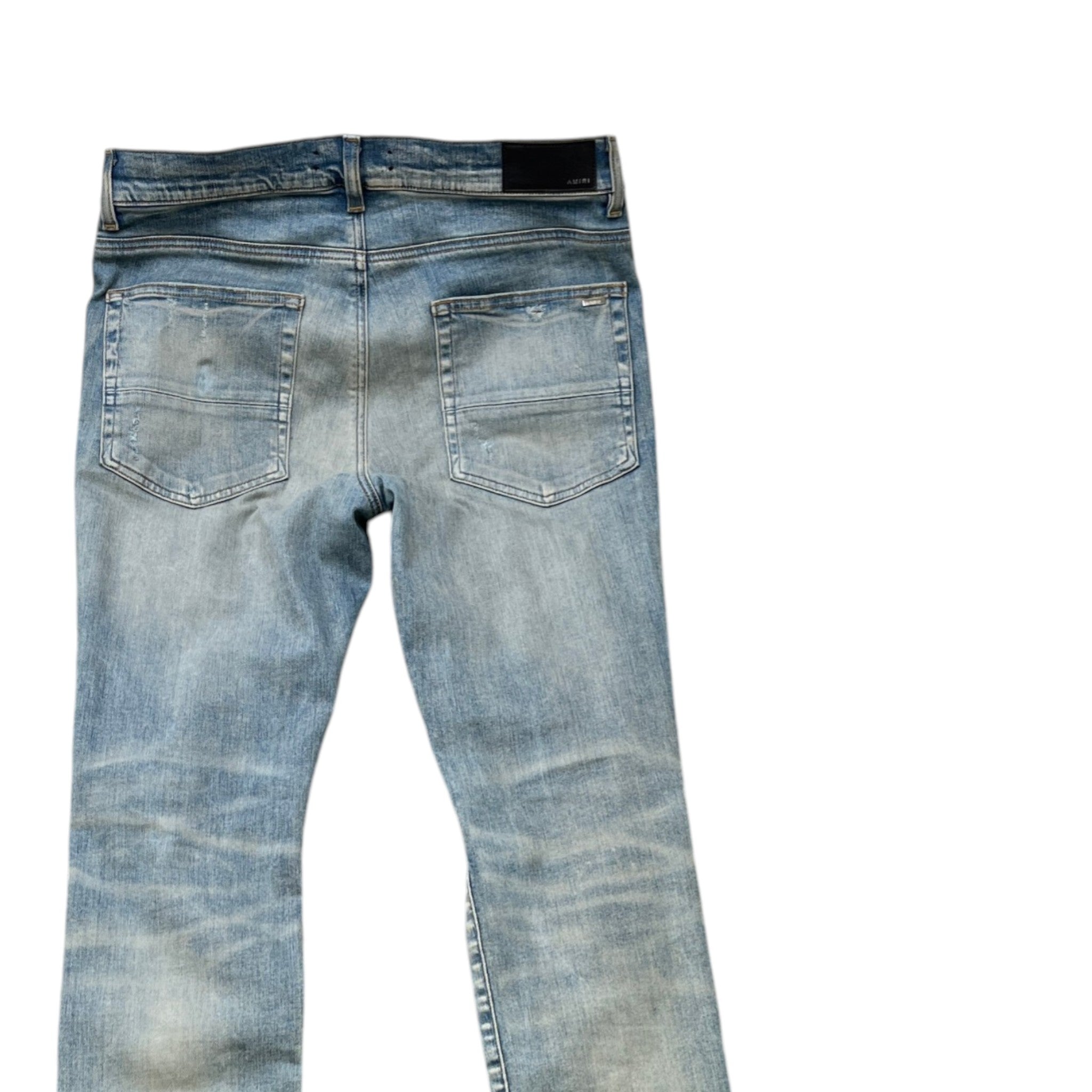 Men's Distressed Jeans Blue Size Waist 34"