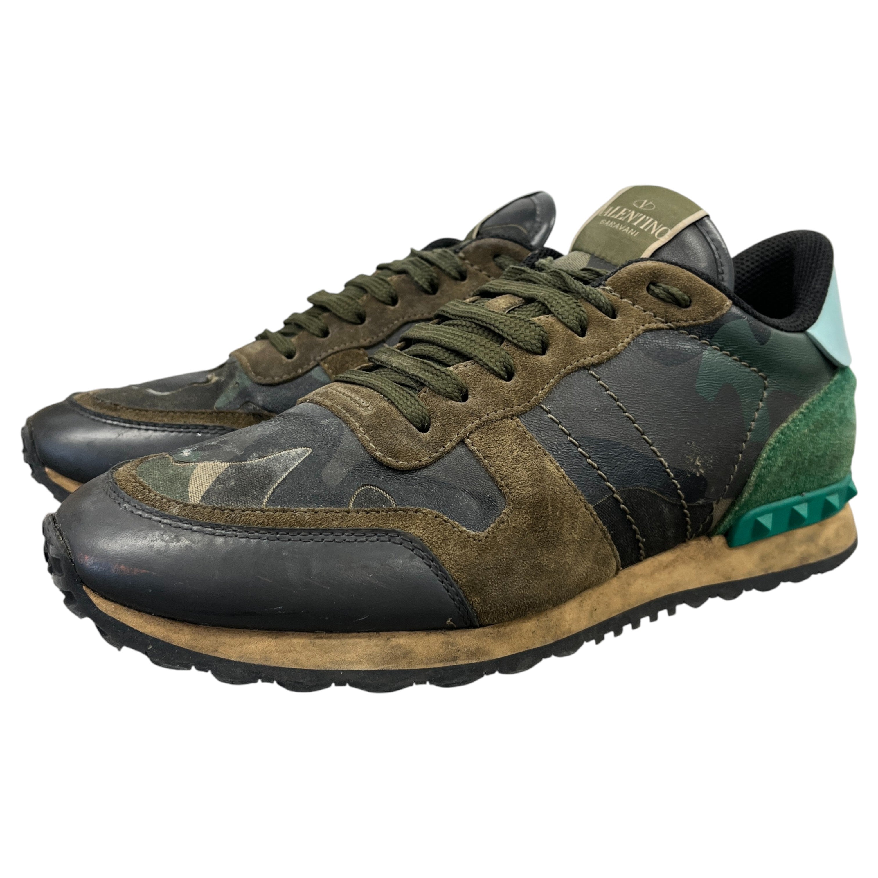Men's Rockrunner Low Trainers Green Size EU 41 / UK 7