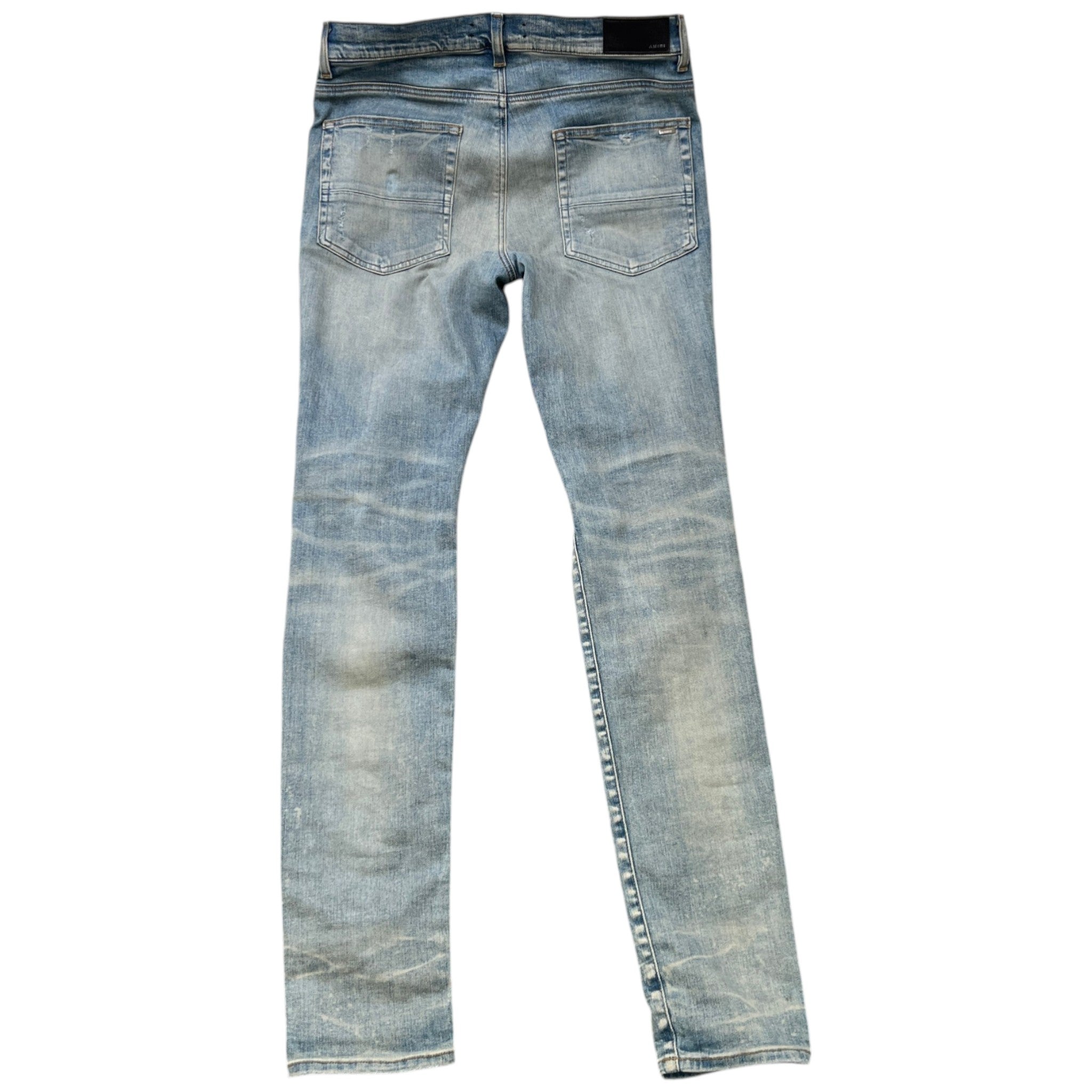 Men's Distressed Jeans Blue Size Waist 34"